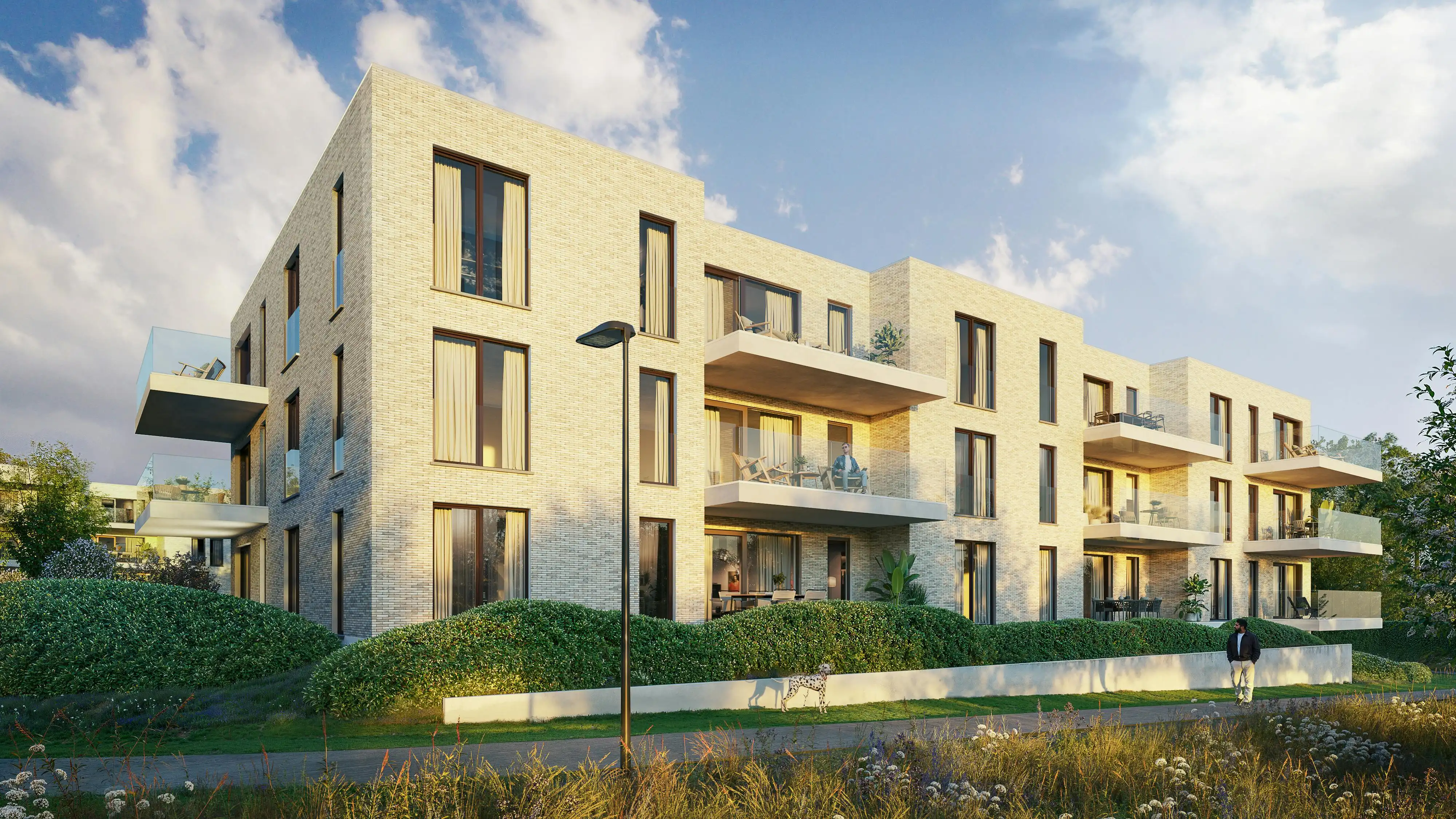 Nieuwbouwappartement met 2 slaapkamers in centrum Kruishoutem foto 2