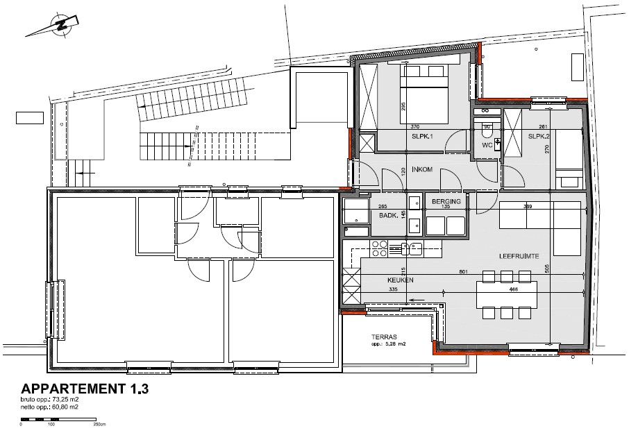 Exclusief, lichtrijk appartement (1 slpk)+ zonnig terras foto 2