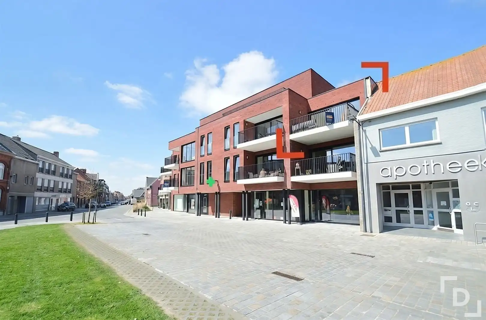 Energiezuinig en ruim nieuwbouwappartement te huur in centrum Langemark! foto {{pictureIndex}}