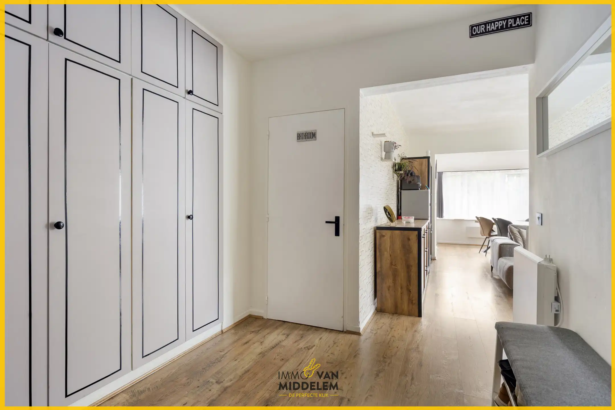 GELIJKVLOERS APPARTEMENT MET 2 KAMERS, TUIN EN GARAGE foto 9