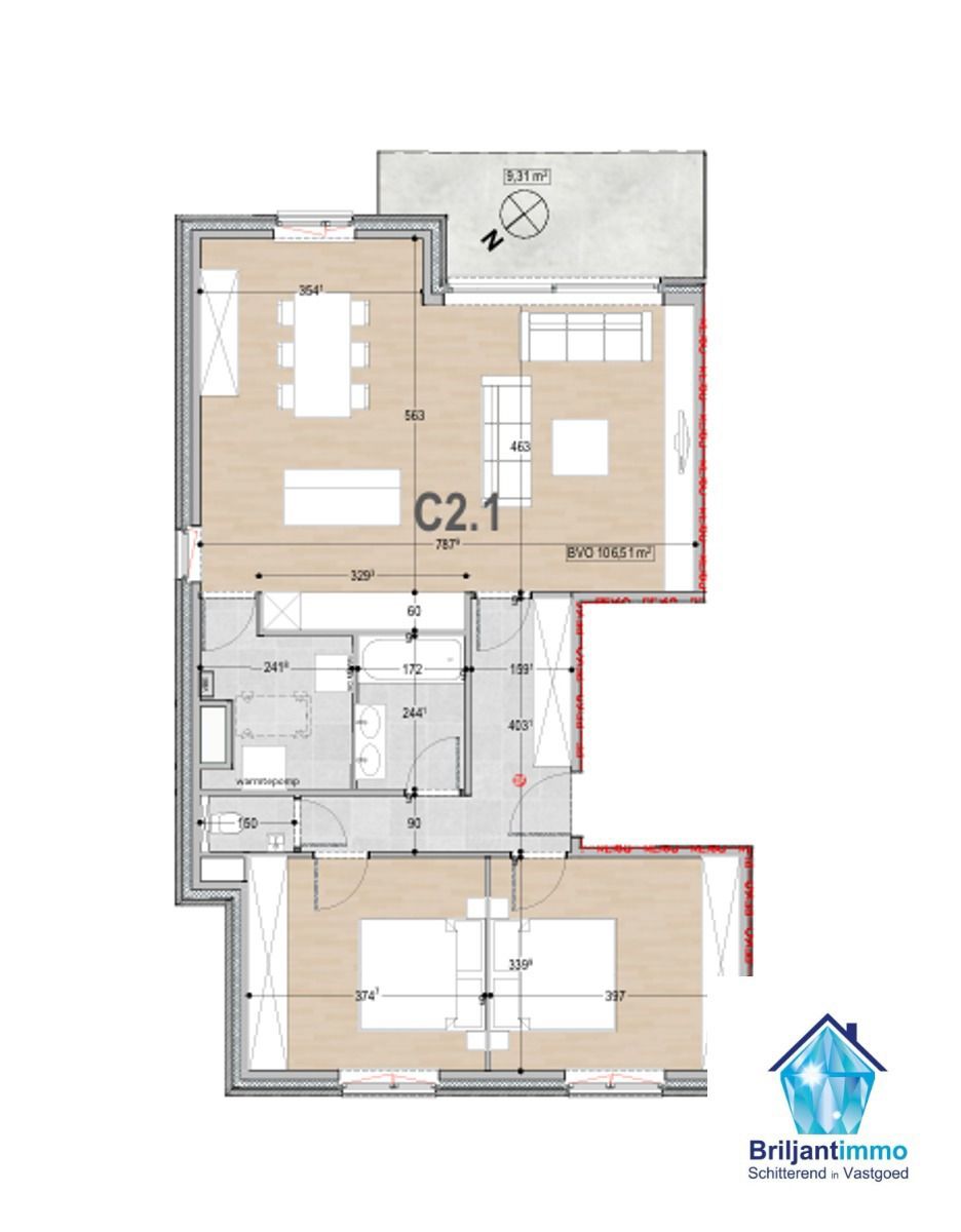 Ruim nieuwbouw appartement met 2 slp, berging en staanplaats foto 18
