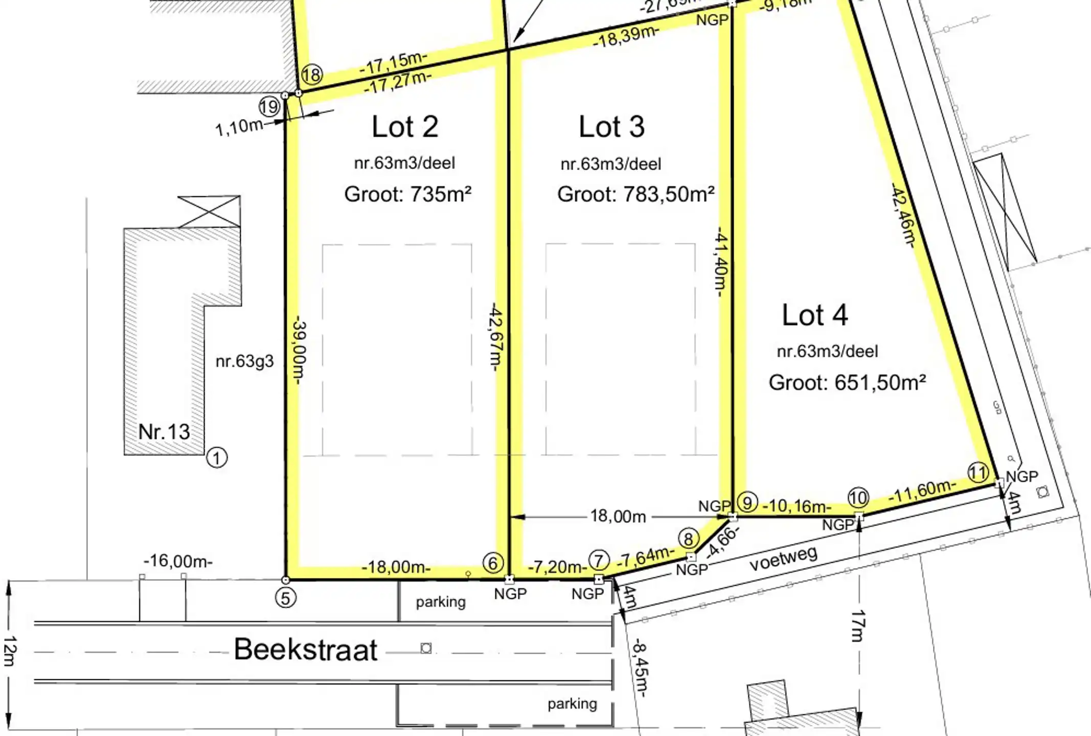Prachtige bouwgrond van 735m² in een doodlopende straat.  foto 2