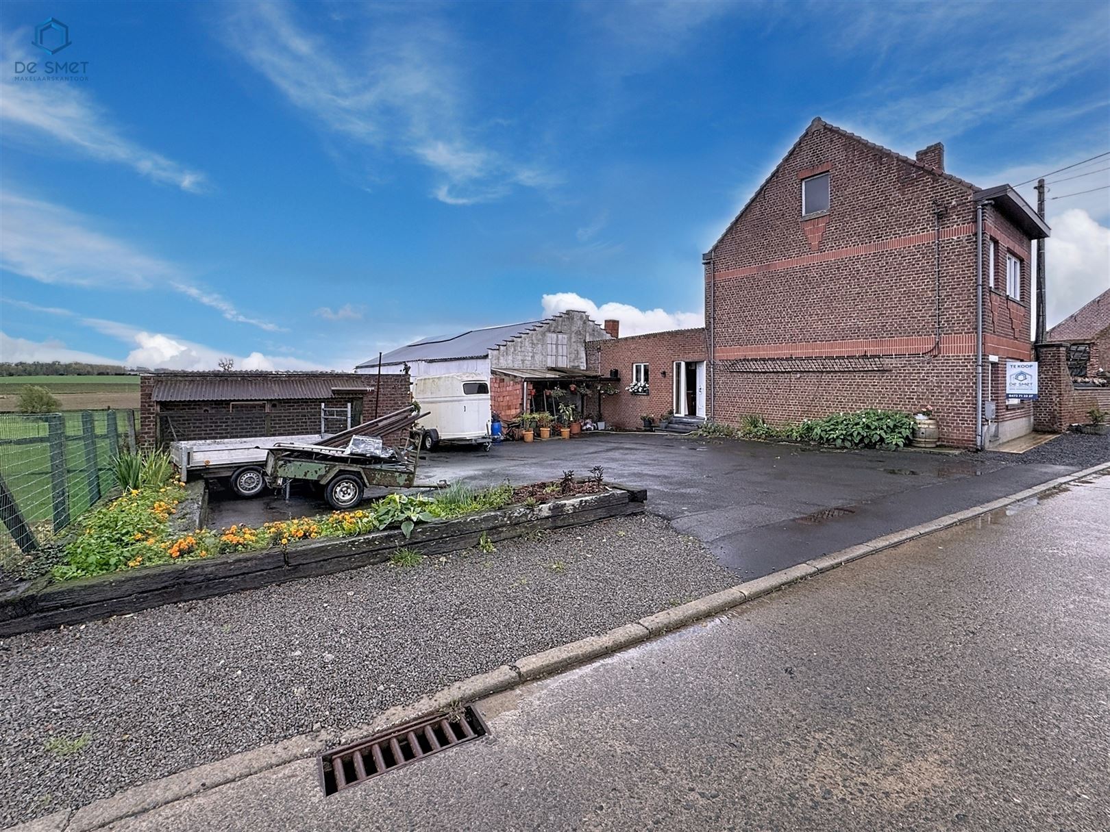 Rustige woning met handelsruimte/loods, 2 slaapkamers en dubbele garage in Beert foto 17