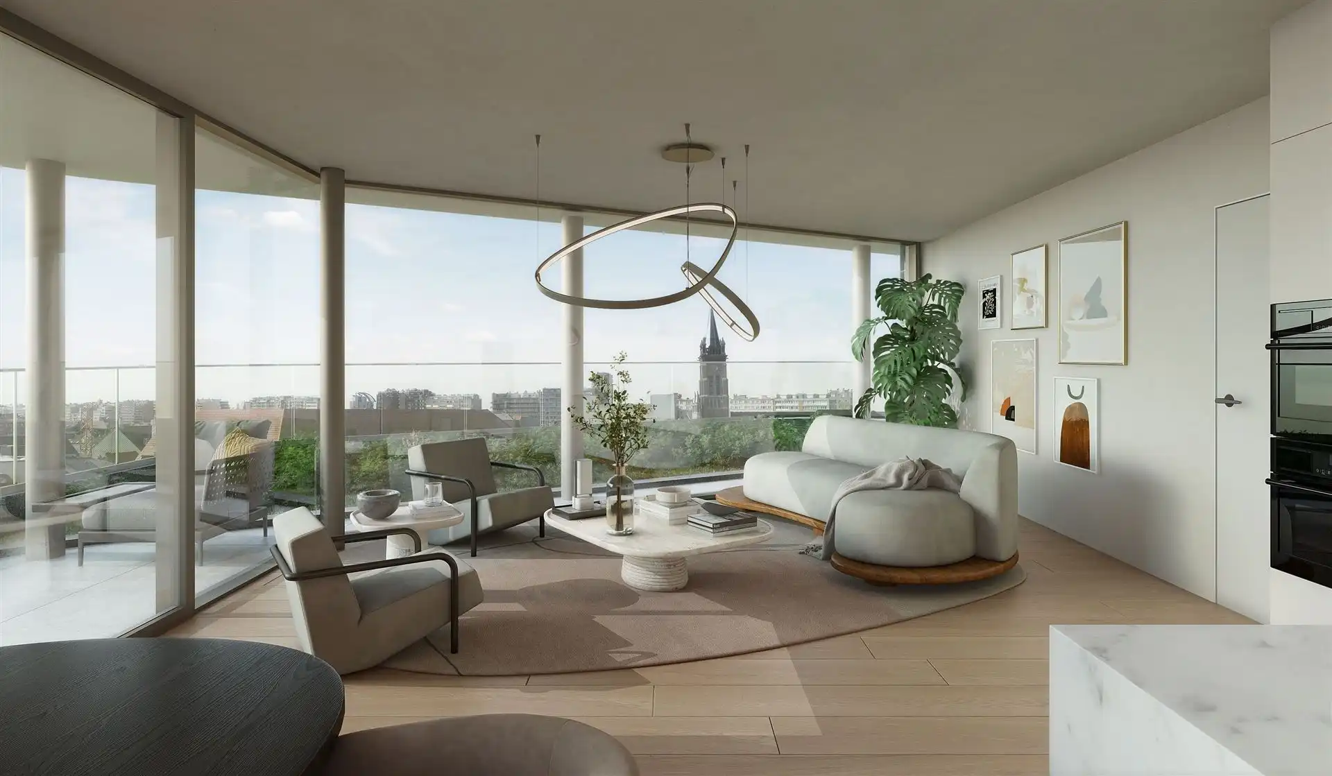 LUXUEUS / HOEKAPPARTEMENT  foto 3