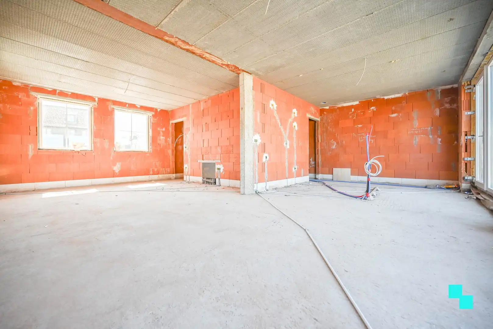 Halfopen nieuwbouwwoning in Markegem foto 9