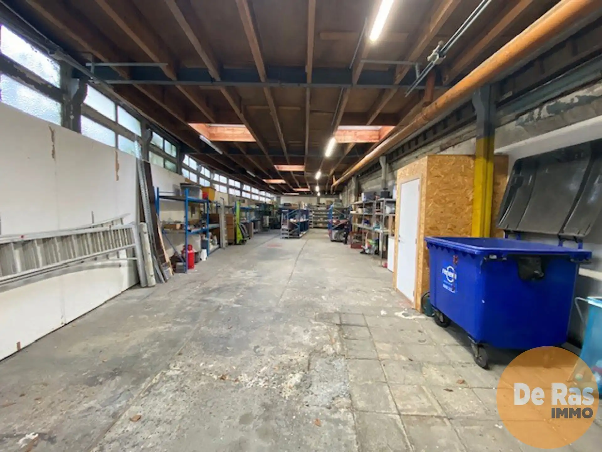 EREMBODEGEM: Loods 190m²  + tuin 5a 27ca foto 2