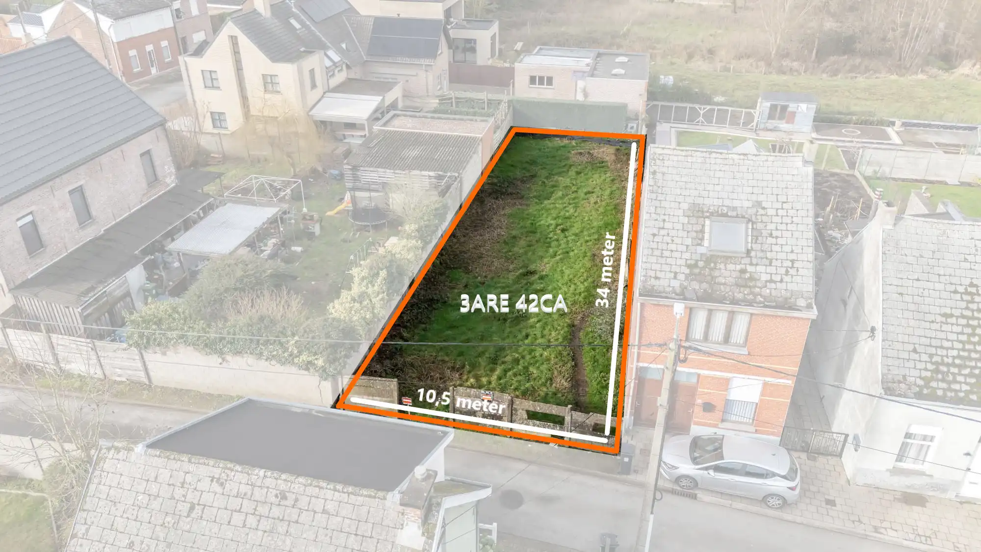 Bouwgrond voor HOB te Wanzele foto {{pictureIndex}}