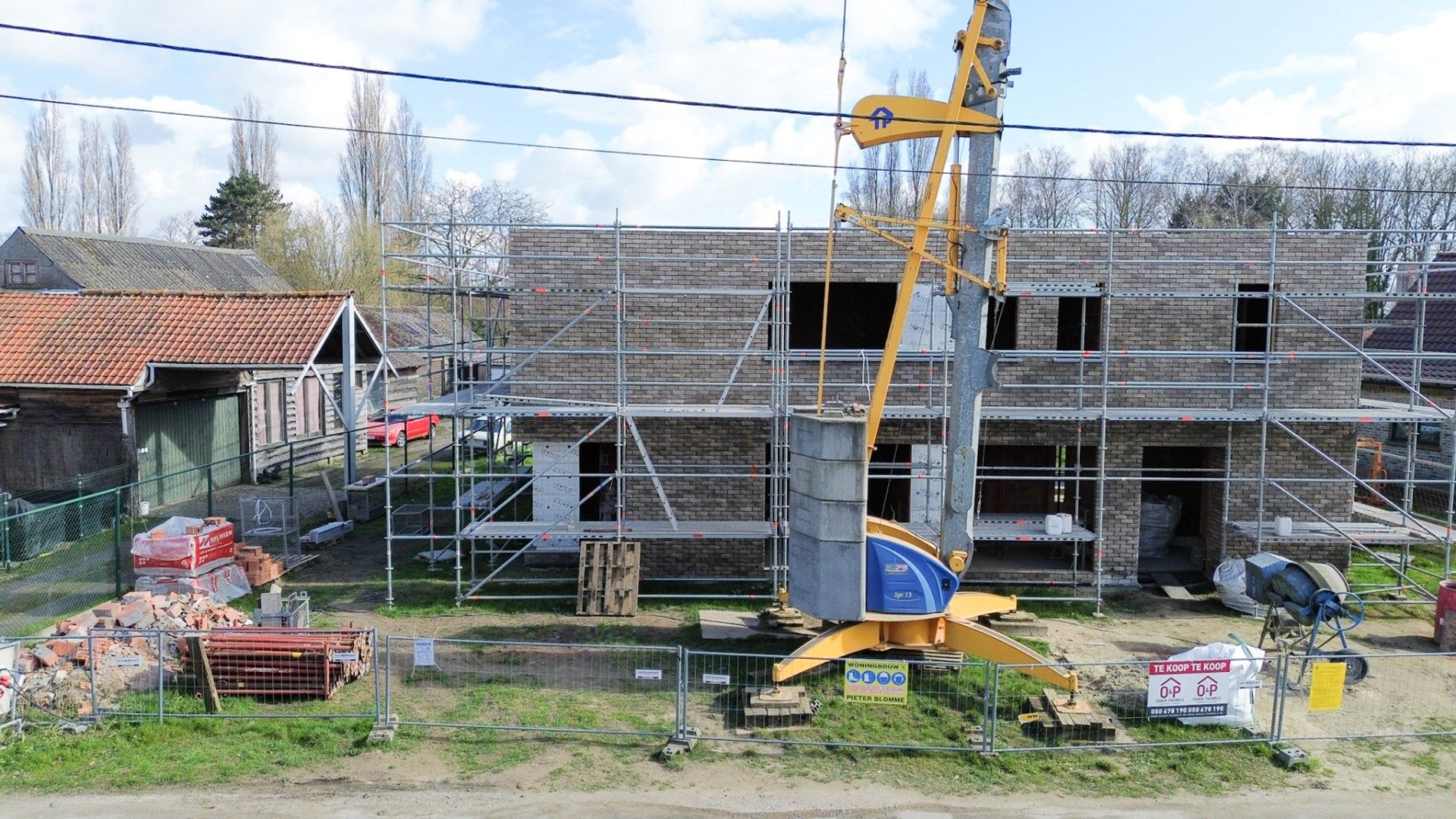 Nieuwbouwwoning, 4 slpk, garage, tuin, perceel 405 m², Torhout. foto 4