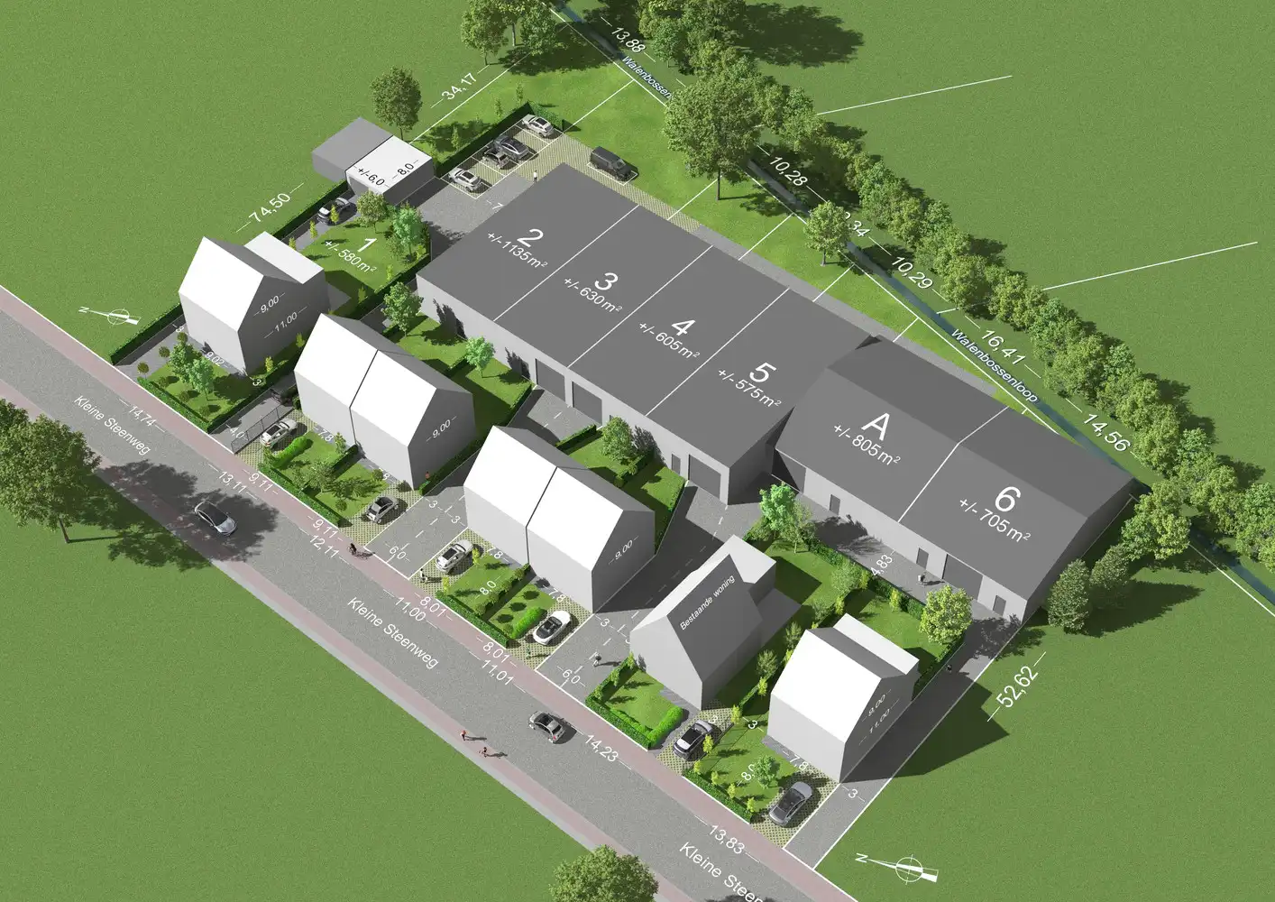 Magazijn / KMO Werkplaats met voorliggende Bouwgrond te Booischot foto 3