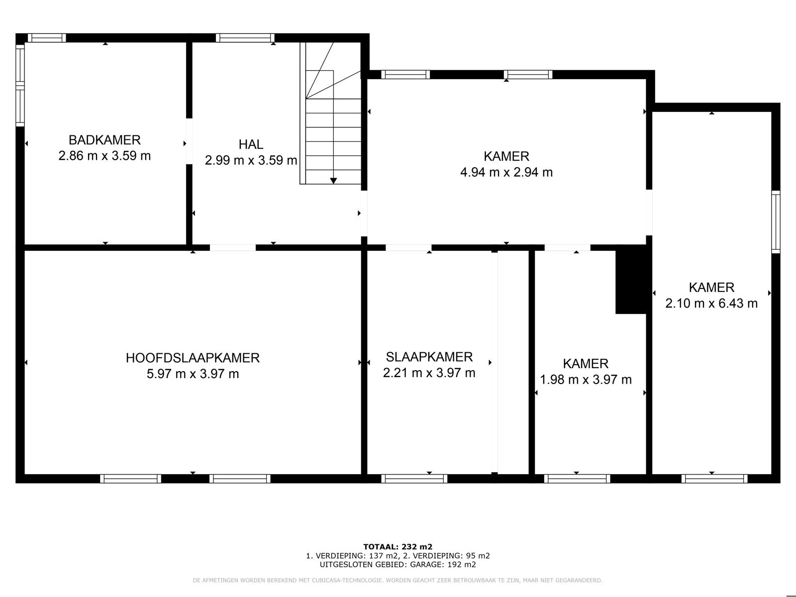 Ruime woning met 4 slpks - tuin en hangaar foto 26