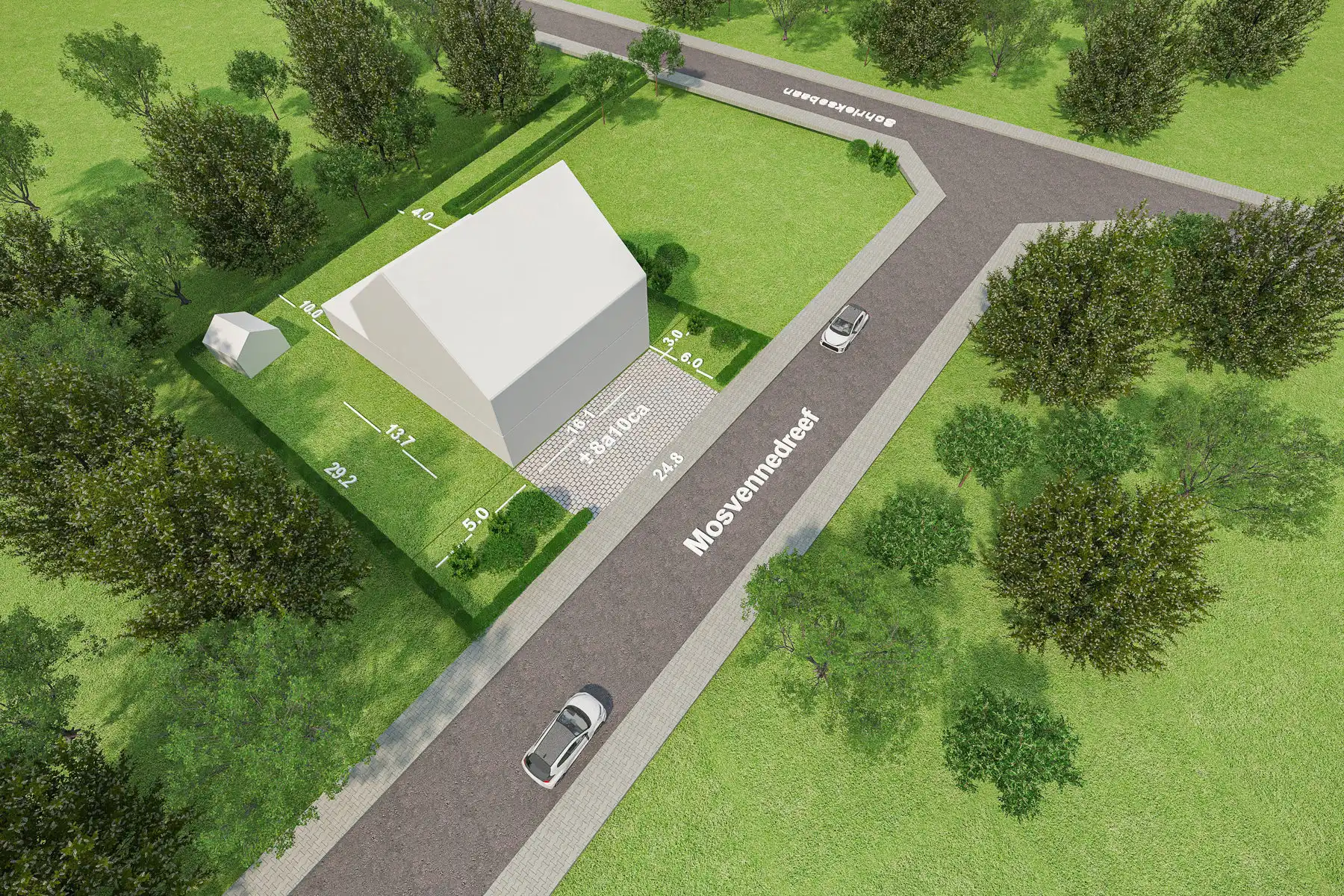 Achtergelegen bouwgrond OB 810 m2 te 3140 KEERBERGEN foto {{pictureIndex}}