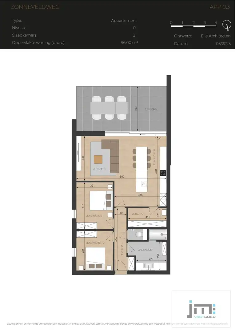 Nieuwbouwappartement met 2 slaapkamers, ondergrondse autostaanplaats en kelderberging foto 9