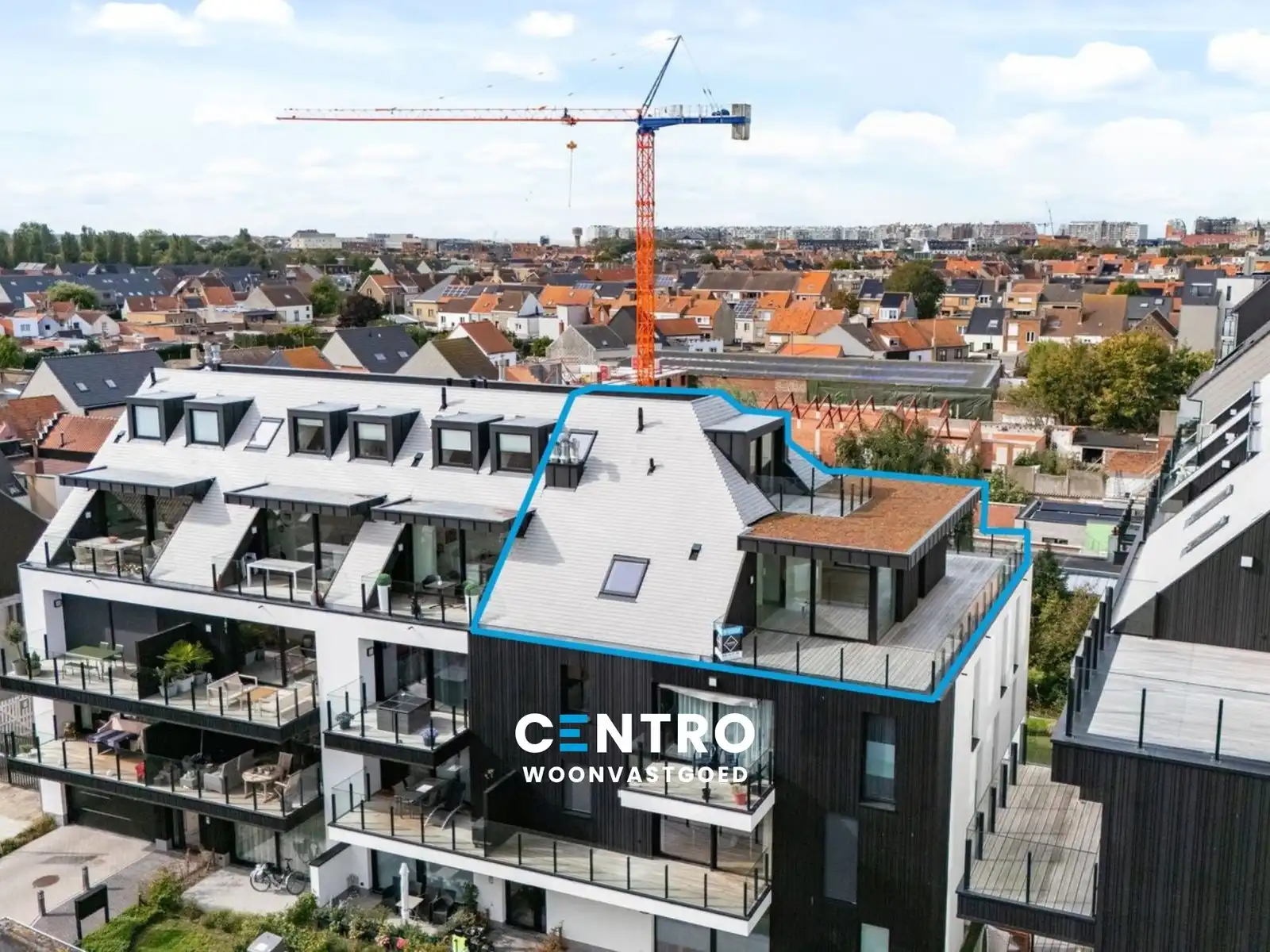 TOPappartement aan met 3 slpks, 2 badks en 2 FANTASTISCHE terrassen! foto {{pictureIndex}}