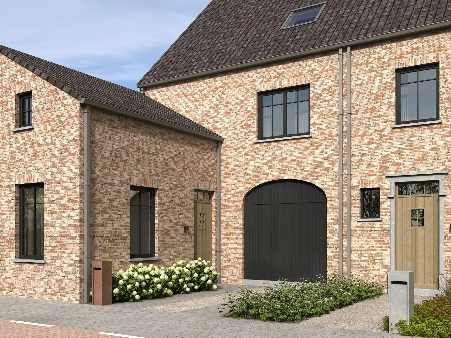 4-slpk nieuwbouwwoning in pastorale stijl te Stekene foto {{pictureIndex}}