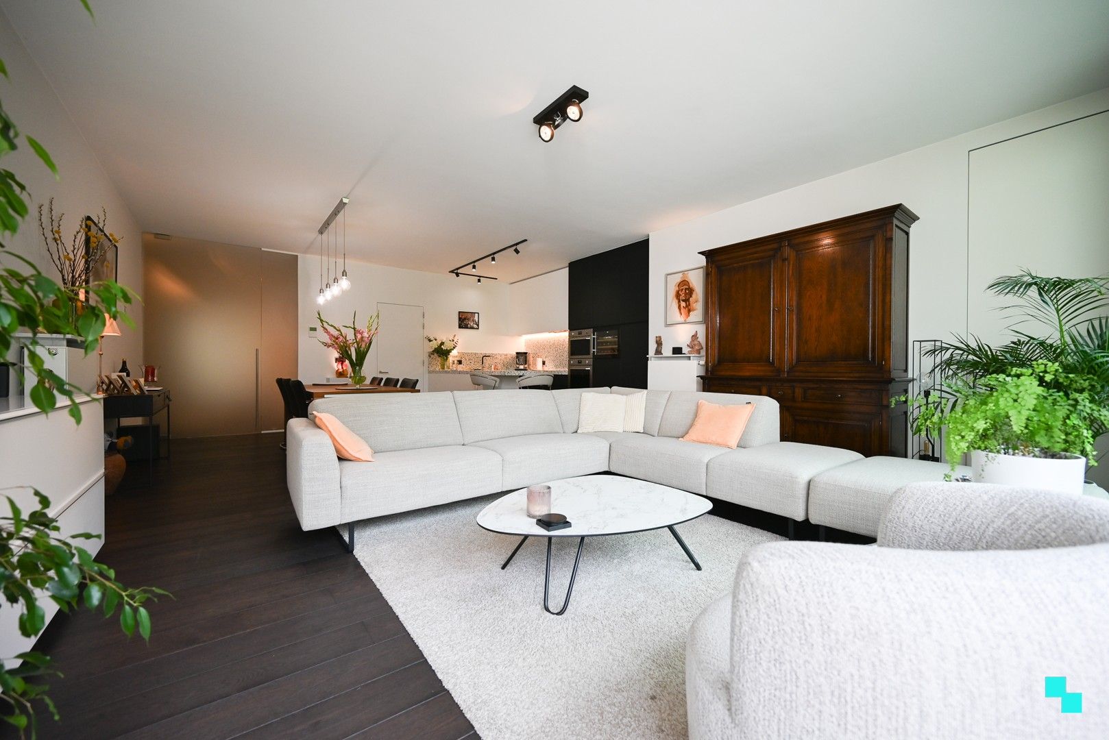 Uitzonderlijk hoogwaardig afgewerkt gelijkvloers appartement langs de Mandel foto 8