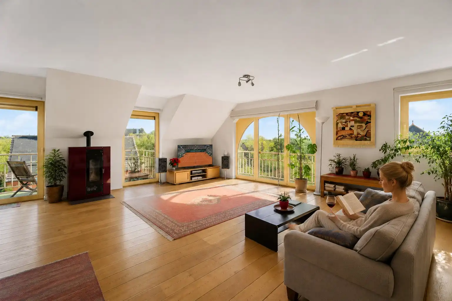 3 slpk. duplex met terras en topzicht foto 4
