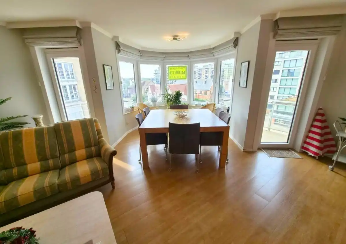 HOEKAPPARTEMENT MET ZIJDELINGS ZEEZICHT TE KOOP TE DE PANNE foto 5