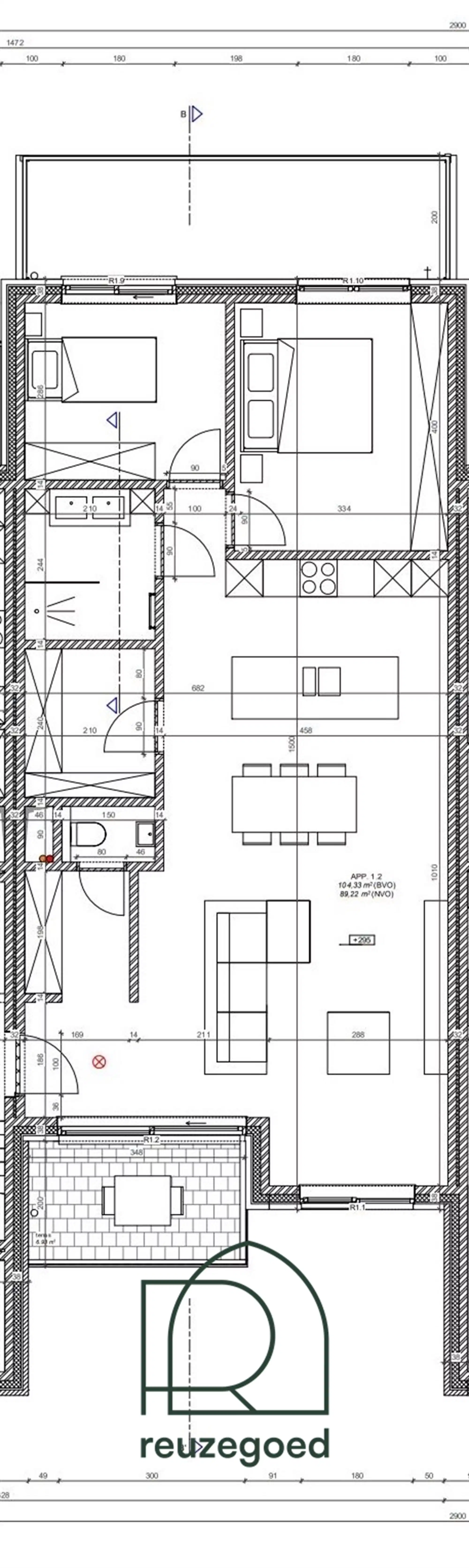 Prachtig appartement (104 m²) met twee slaapkamers op wandelafstand van Sint-Katelijne-Waver centrum foto 19