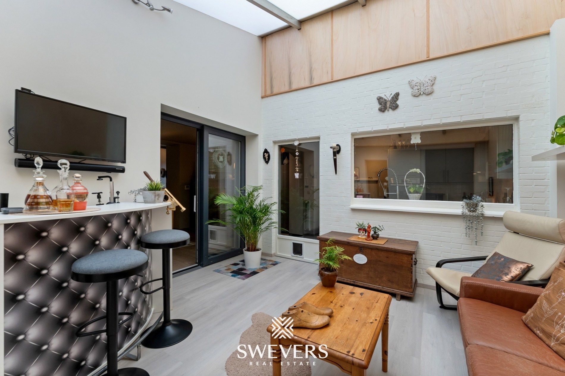 Instapklare, charmante rijwoning met terras in het groene Jesseren   foto 16