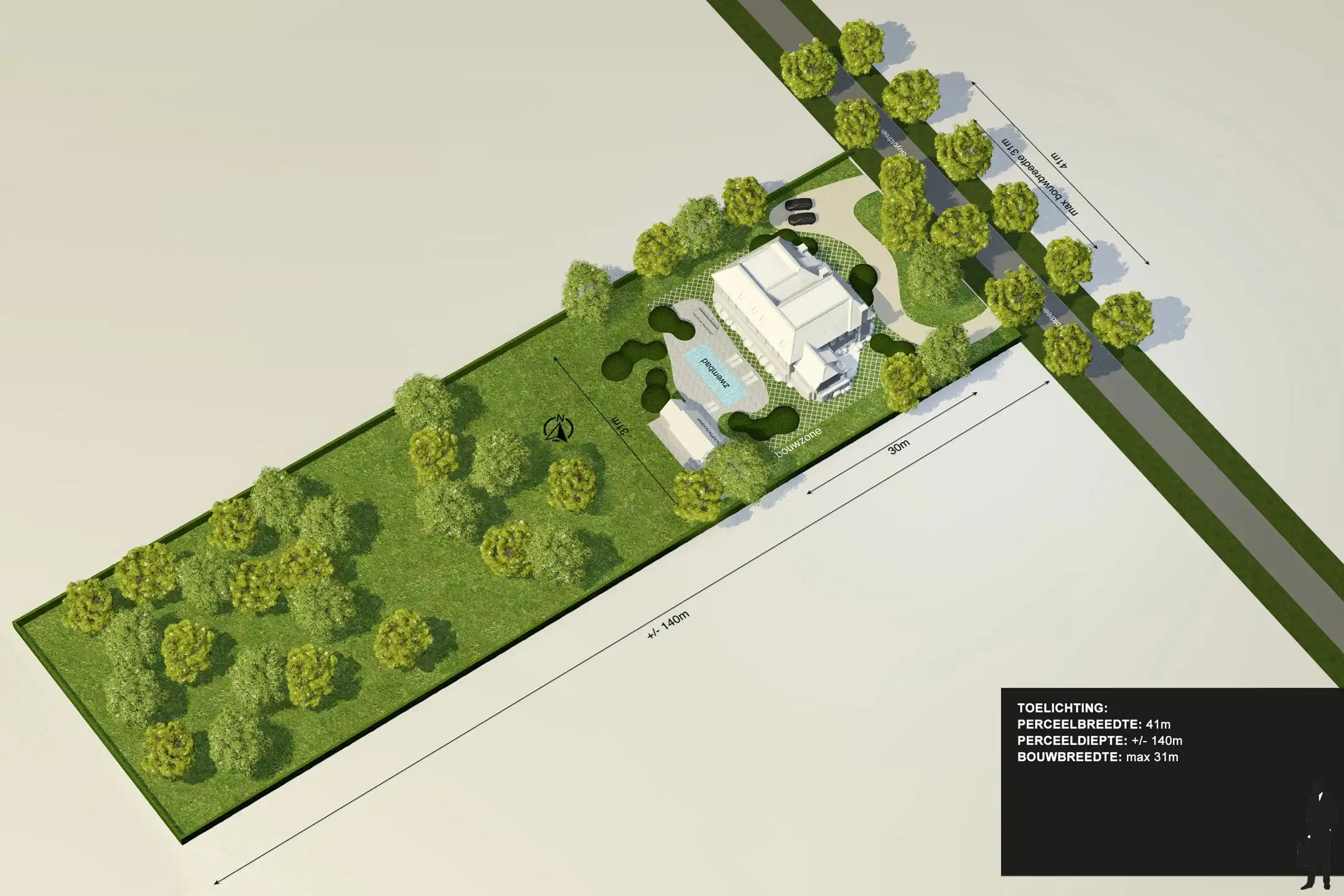 Prachtig perceel bouwgrond van ca. 5.748 m² met ZW oriëntatie! foto 5