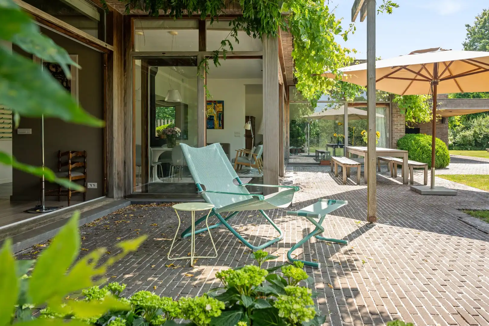 Architecturale villa met zwembad aan Sterrebos - Rumbeke foto 35