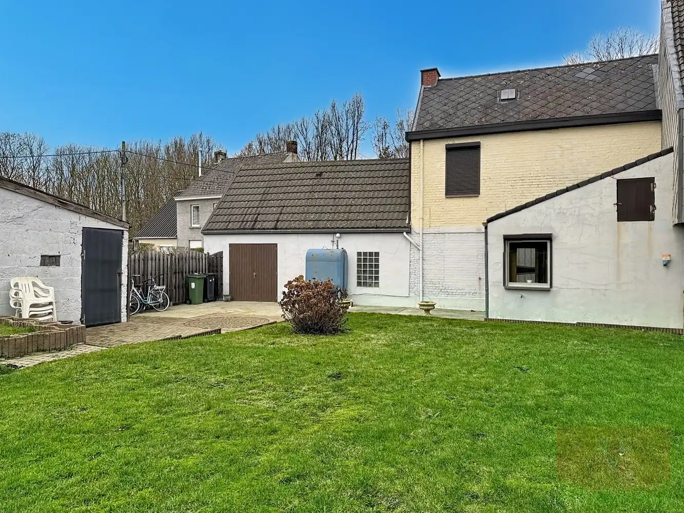 HOB met garage en grote Zuidgerichte tuin in het pittoreske Scheldewindeke foto 16