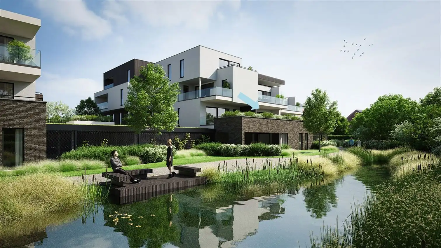 Ruim appartement met overdekt terras en 2 slk. foto 8