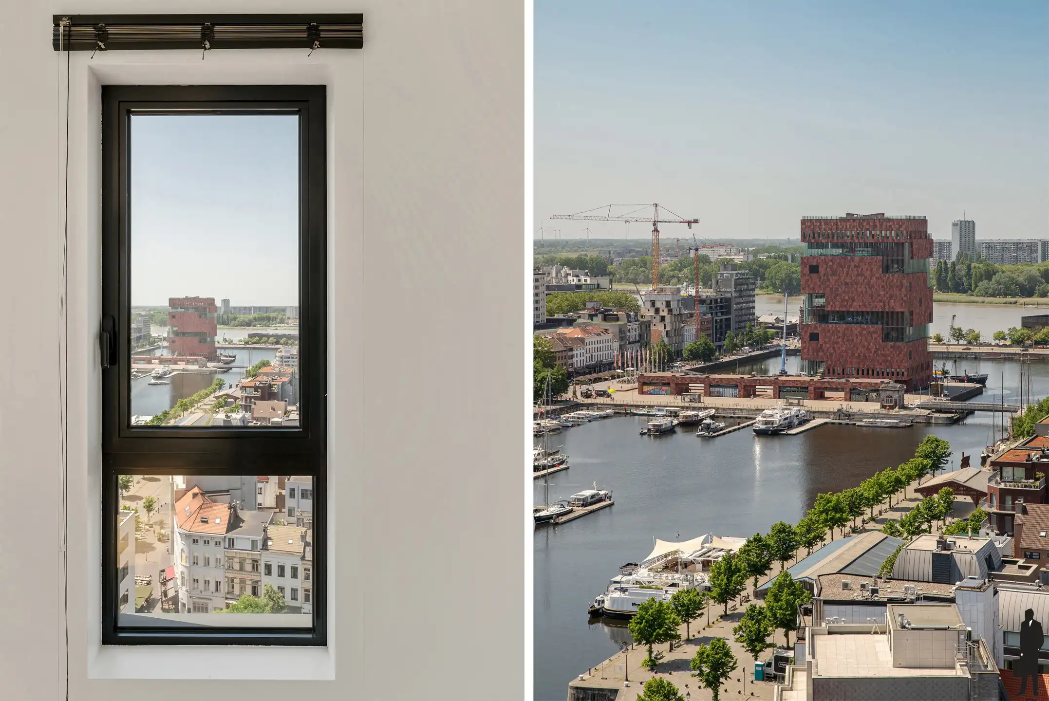 Exclusief wonen met adembenemend panoramisch uitzicht in hartje Antwerpen foto 4