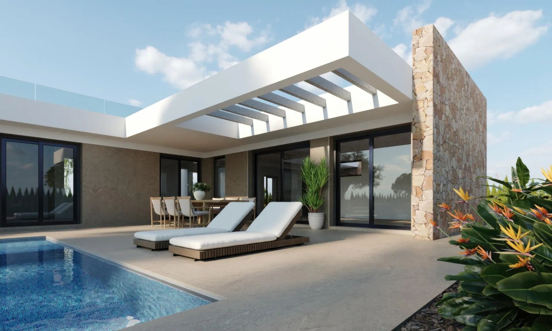 Leef het Mediterraanse droomleven: exclusieve gelijkvloerse villa’s met privézwembad foto 6