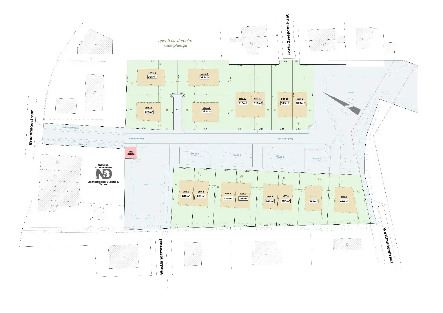 Unieke Bouwgrond (392 m²) voor open bebouwing in groene omgeving nabij kanaal Plassendale-Nieuwpoort te Leffinge foto 2