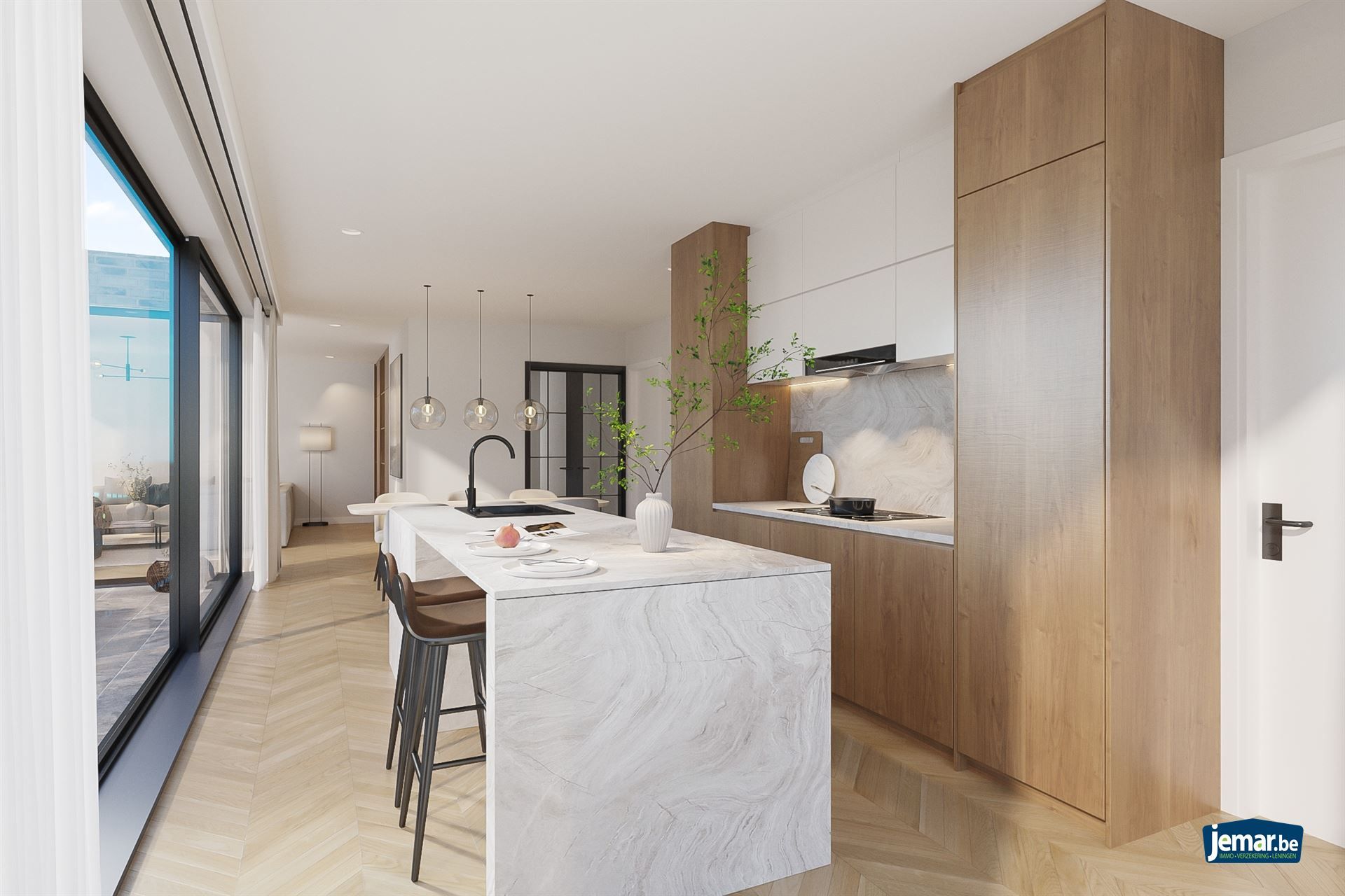 Gelijkvloers appartement met tuin foto 4
