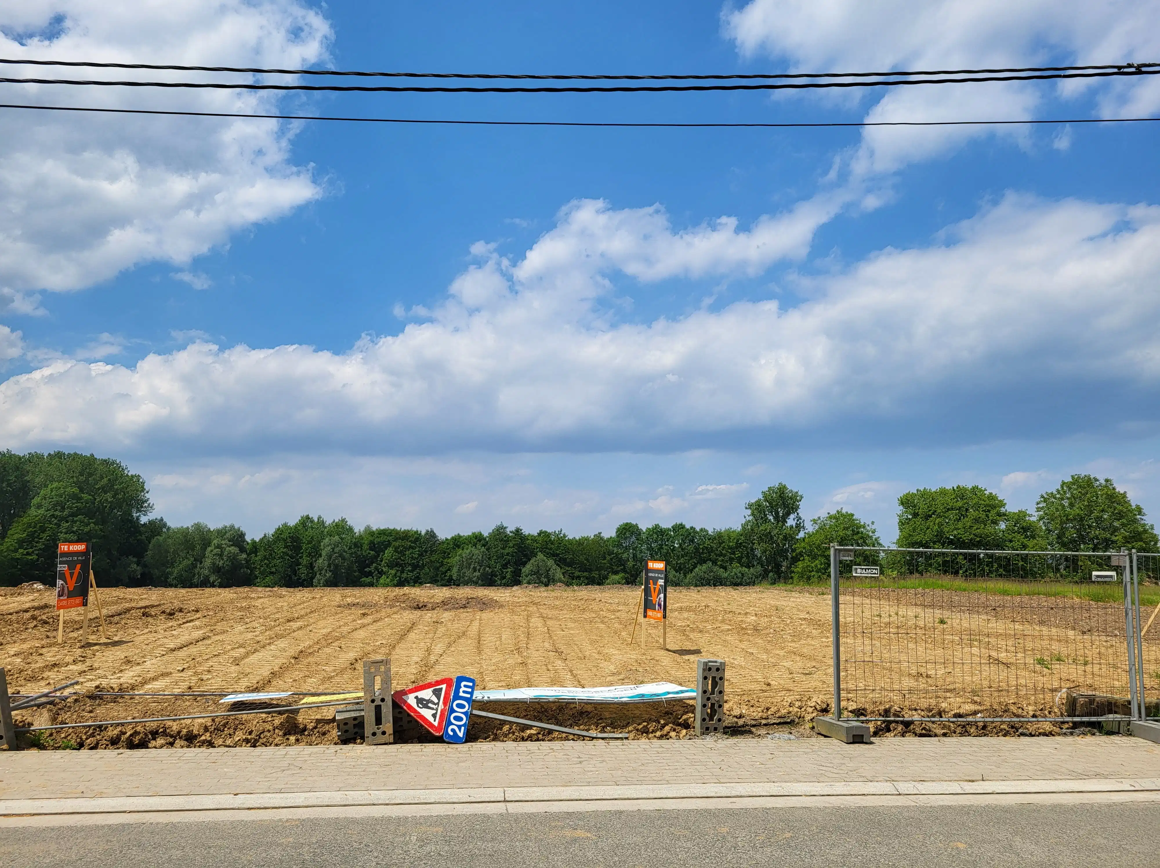 bouwgrond voor halfopen bebouwing op 435 gelegen in het hartje van de Vlaamse Ardennen met panoramisch uitzicht op de velden!  foto 5