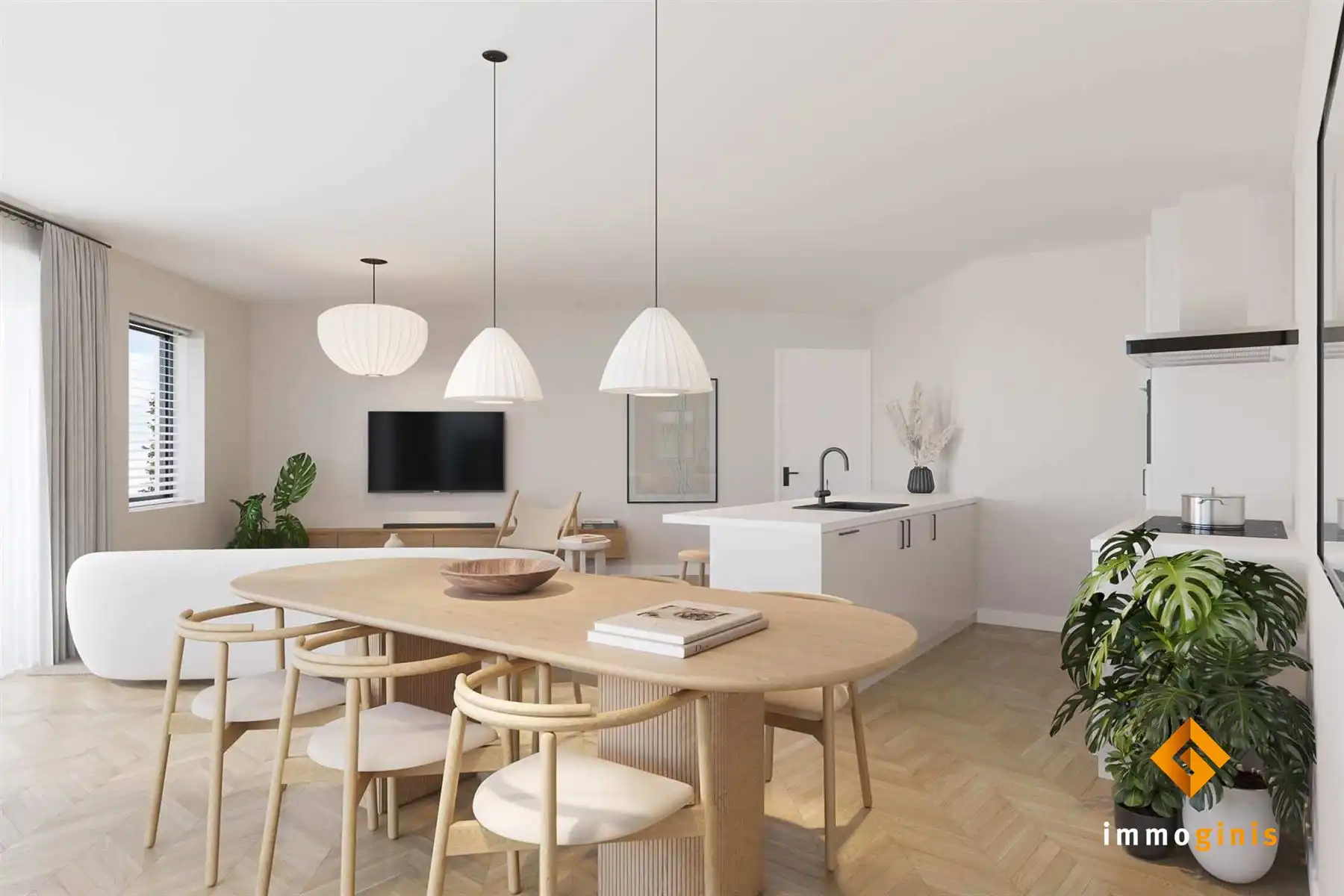 Gelijkvloers appartement met 1 slaapkamer en overdekt terras.  foto 6