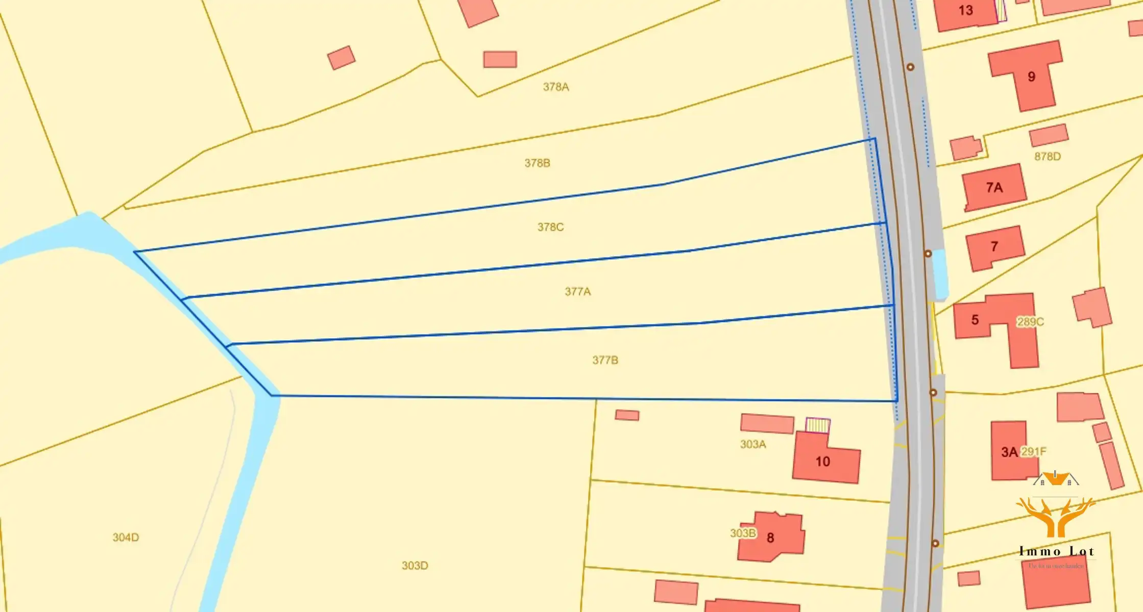 Landbouwgrond van 8 562 m² in Kalken foto 5