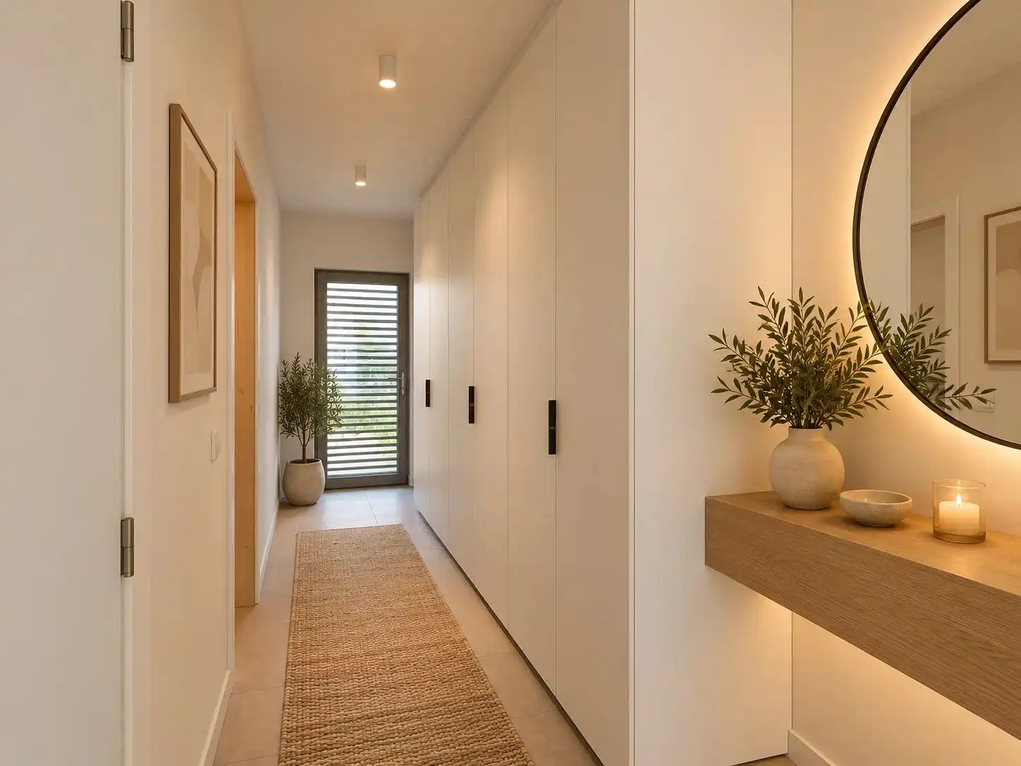 Luxueus en modern afgewerkt gelijkvloers appartement met tuin en 1 slaapkamer. foto 4
