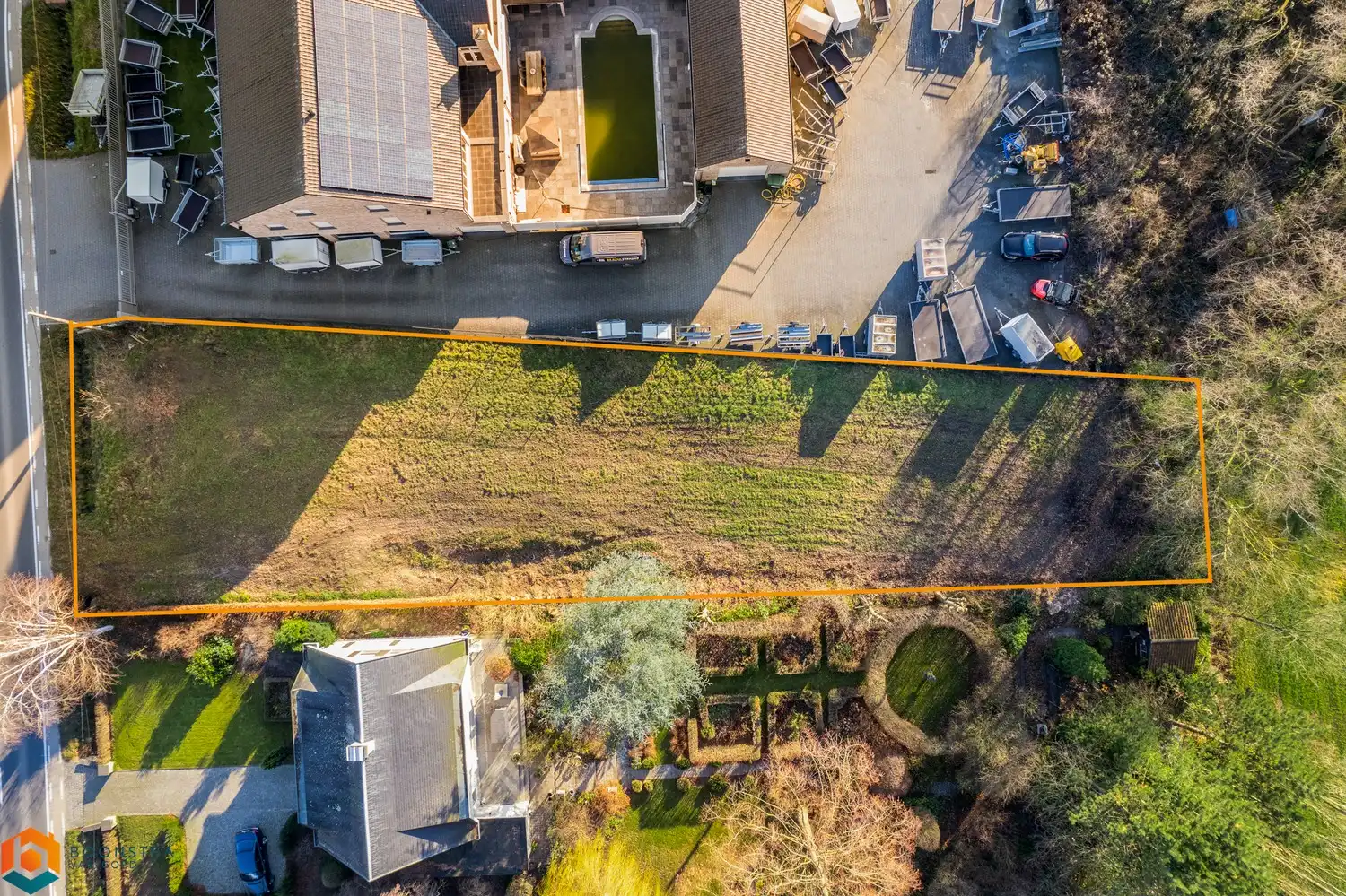 Bouwgrond open bebouwing op perceel van 1.255 m² foto 8