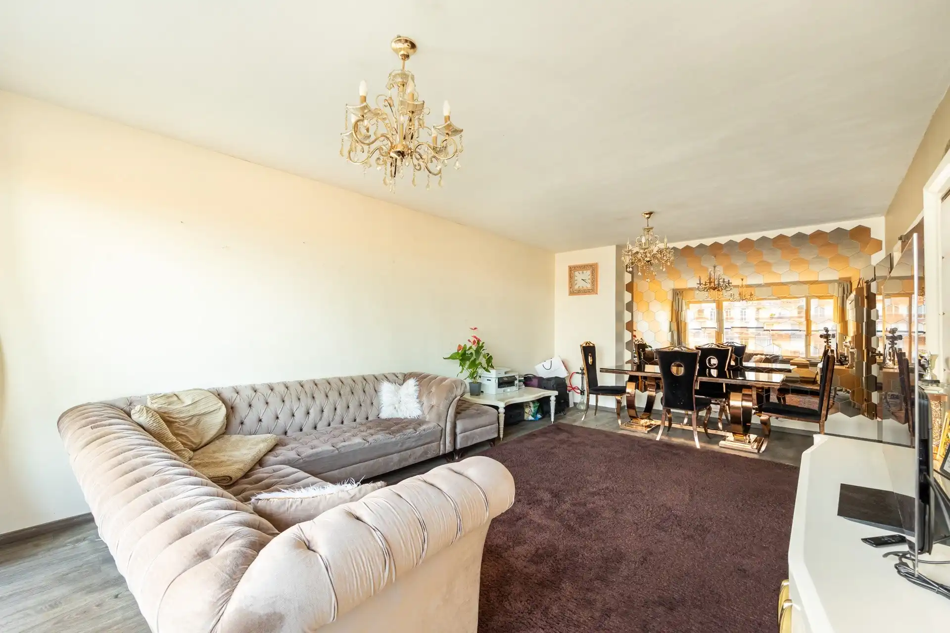 Ruim 3-slpk app met grote leefruimte en terras op 9de verd foto 6