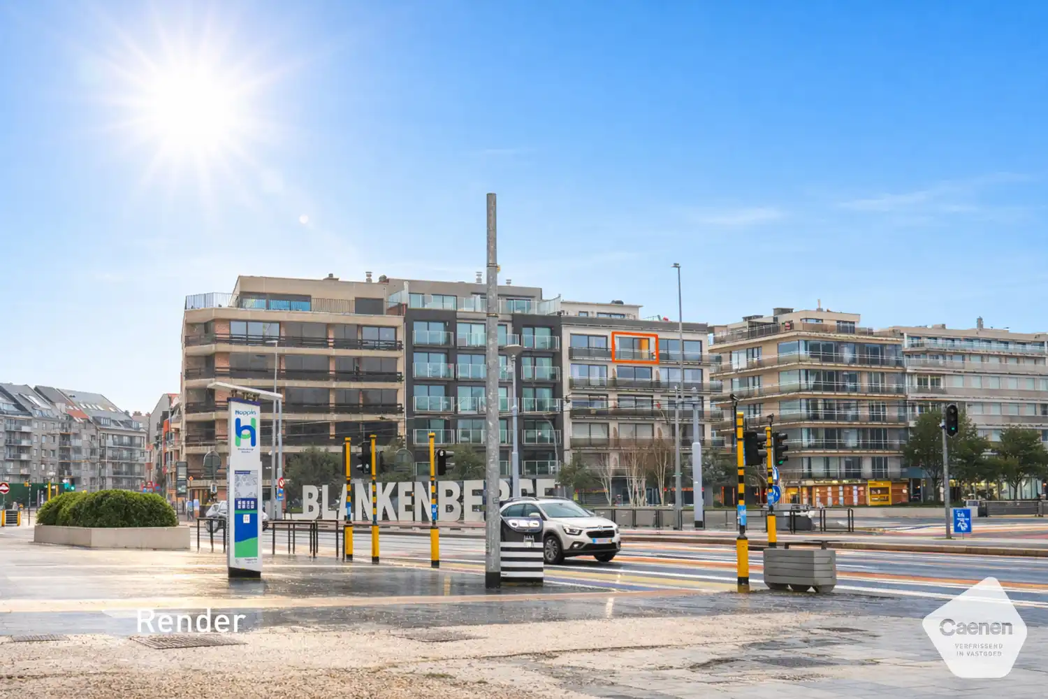 Instapklare gemeubelde studio met prachtig zicht over het stationsplein foto 15