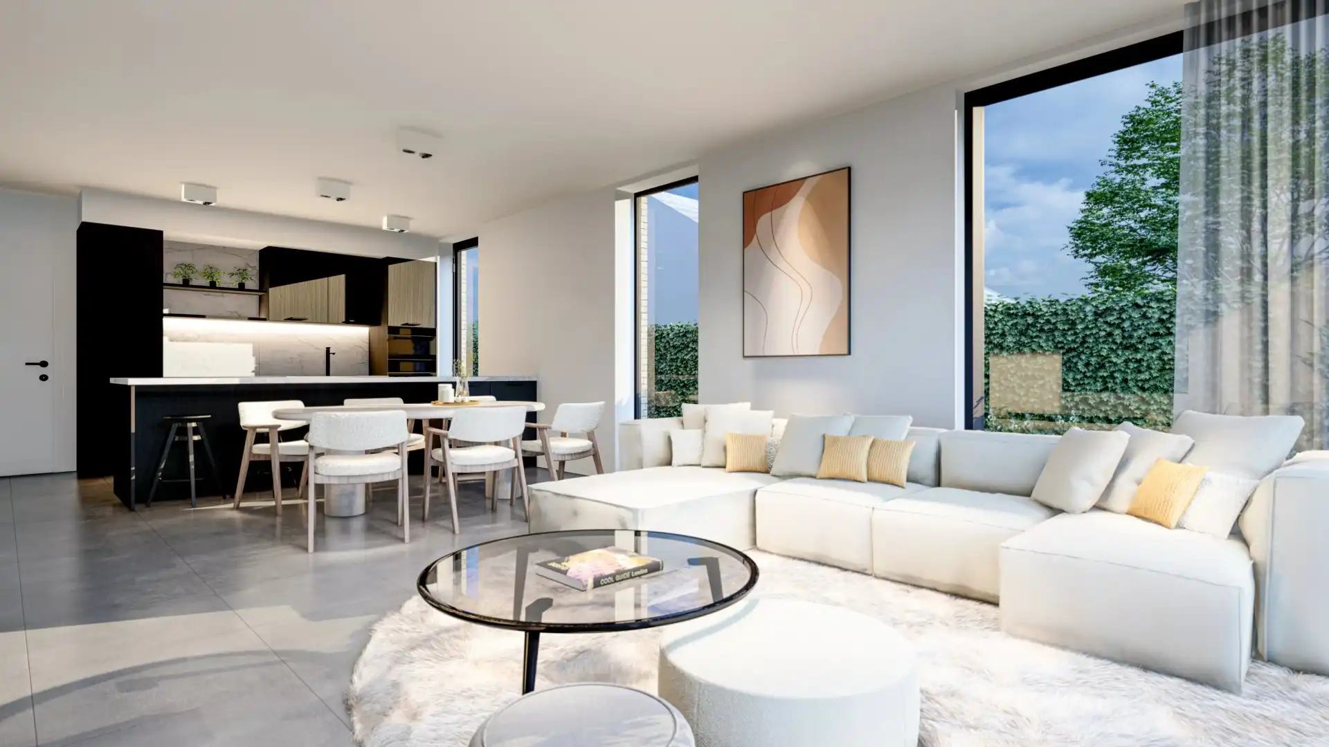 03 EXCLUSIEF GELIJKVLOERS NIEUWBOUWAPPARTEMENT MET 2 SLPK’S EN RUIME TUIN IN LINKHOUT foto 5