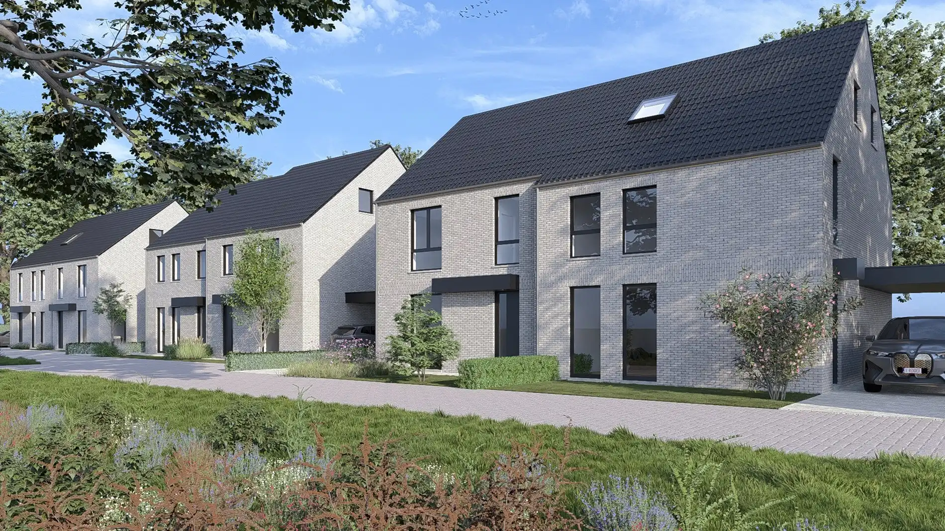 Halfvrijstaande nieuwbouwwoning gelegen op een perceel van 2a51ca op een gunstige locatie nabij de Nederlandse grens!  foto 3