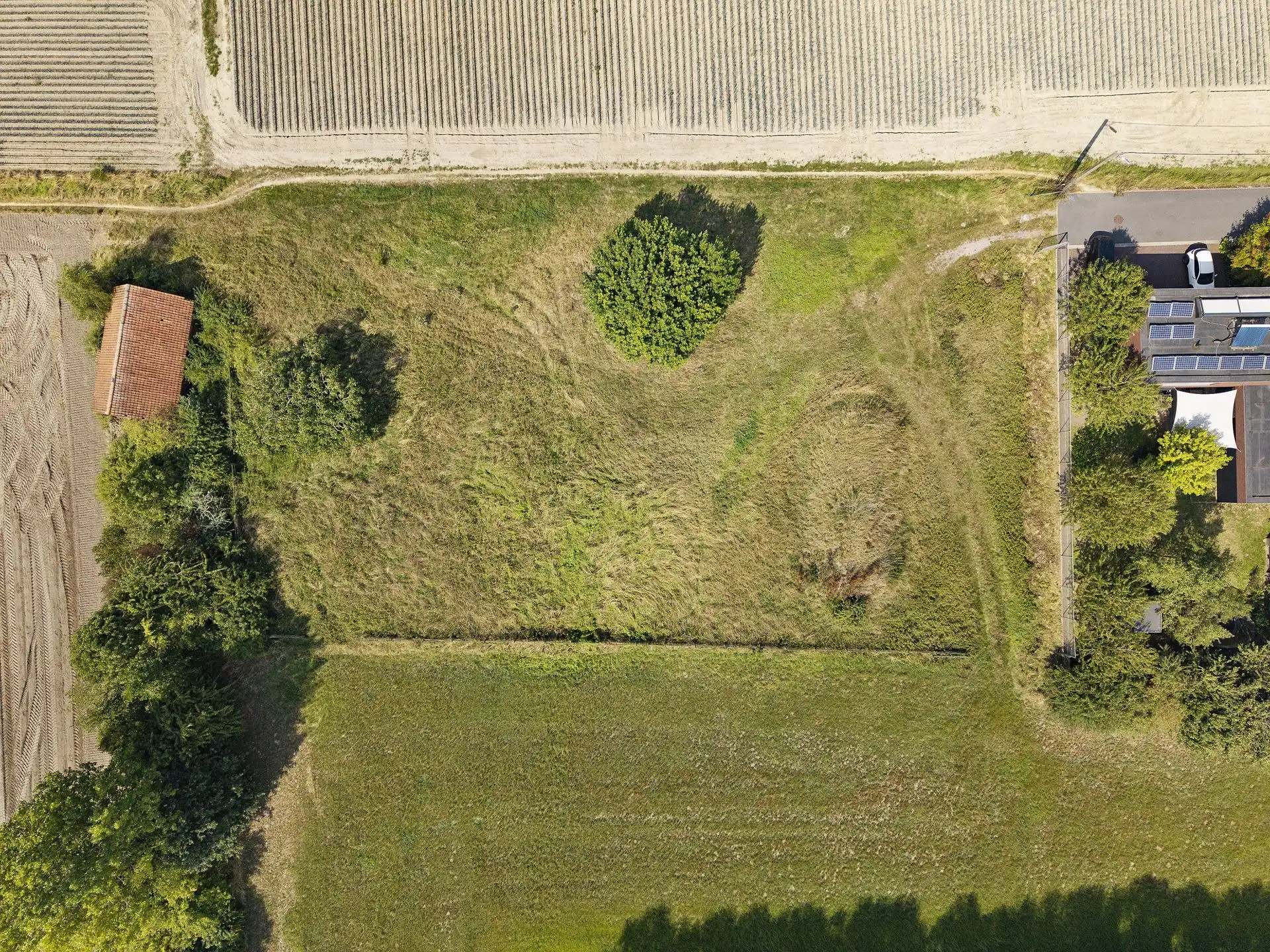 Unieke bouwgrond van 3300m2 + 2 hectare omheinde weide/tuin foto 4