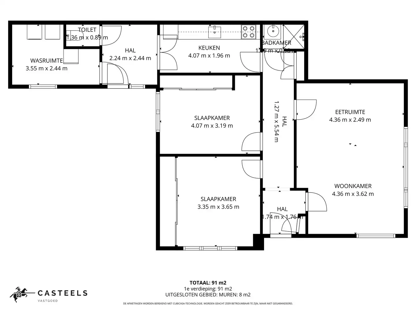 Opbrengsteigendom: 2 appt. inclusief 6 garageboxen in Zwijnaarde foto 7