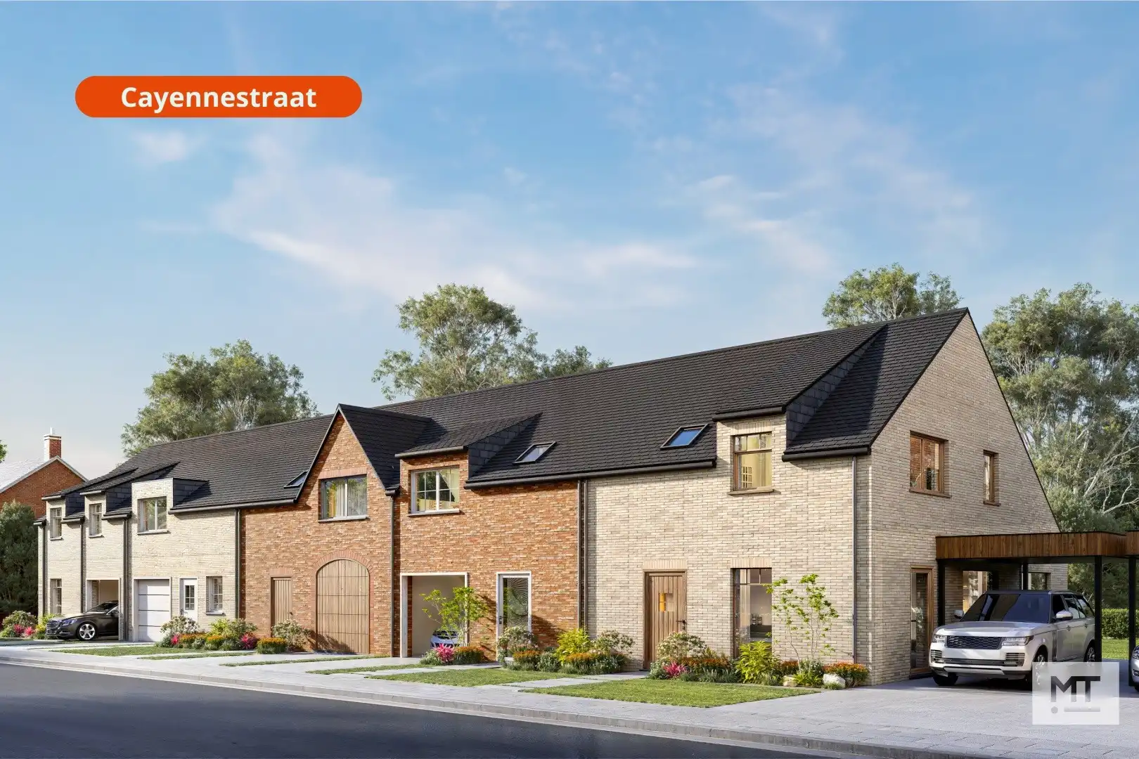 7 nieuwbouwwoningen in de Cayennestraat - Langemark foto {{pictureIndex}}
