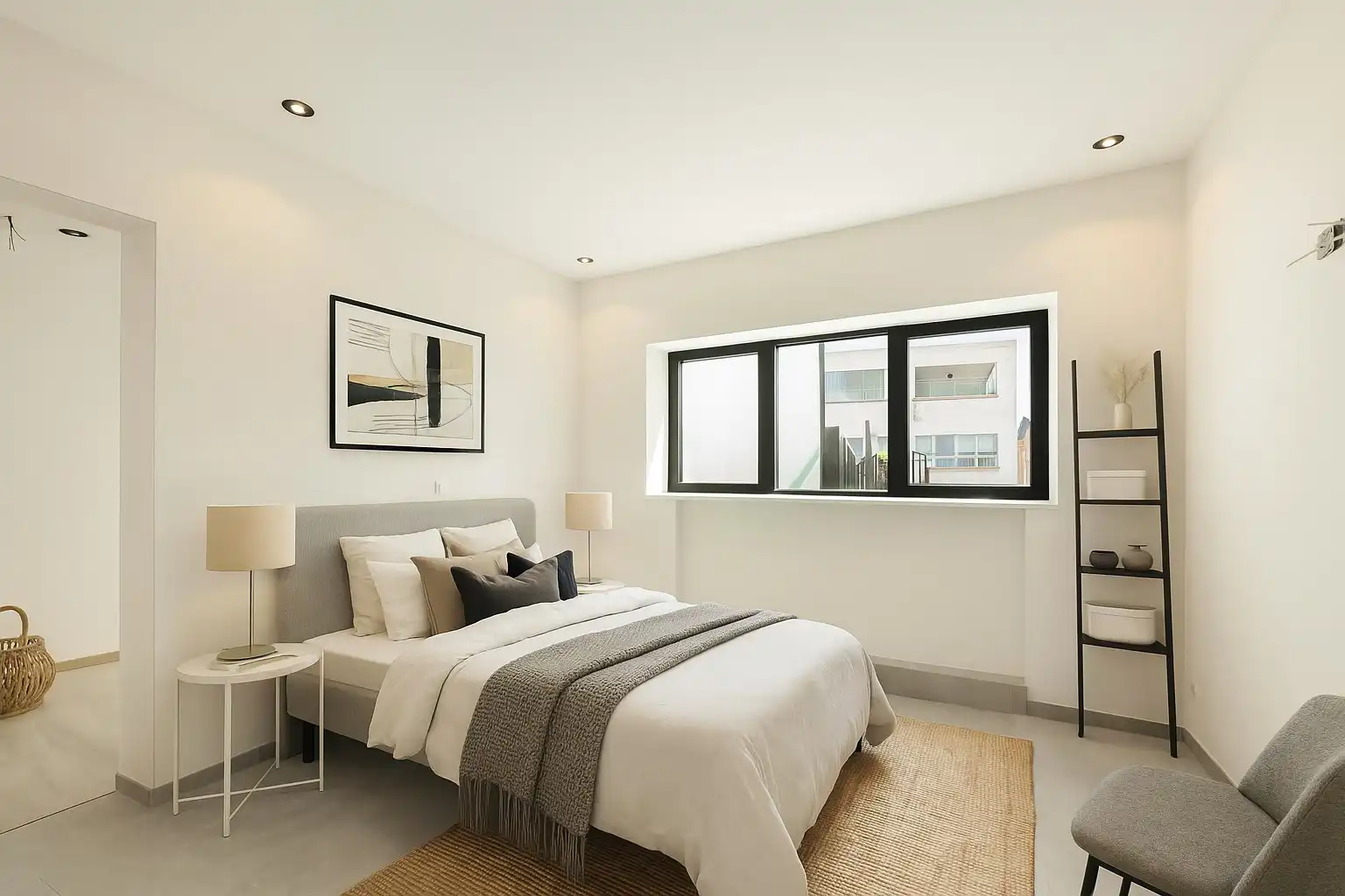 INSTAPKLAAR HOEKAPPARTEMENT (134,80 m²) MET 2 SLPKS EN TERRAS  foto 6