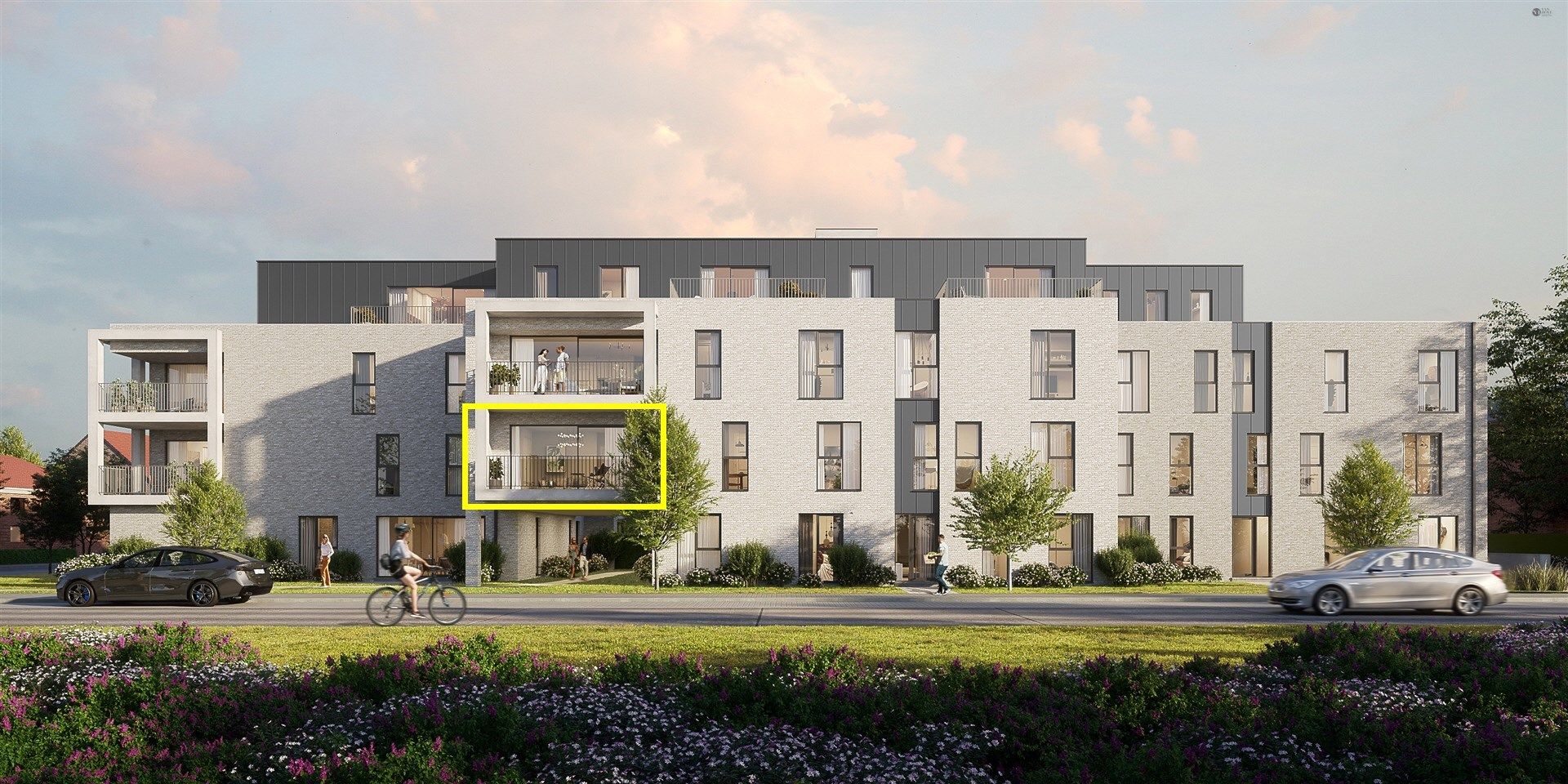 Top ingedeeld 2 slaapkamer appartement met avondzon foto {{pictureIndex}}