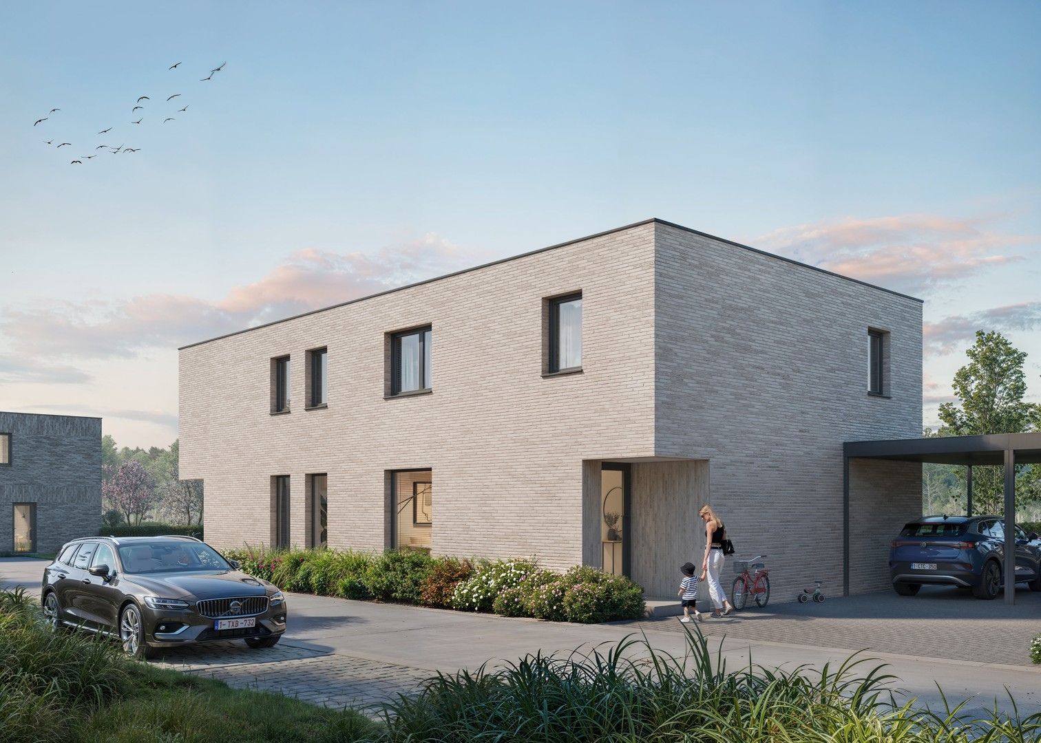 Energiezuinige halfopen bebouwing met 4 slpk’s foto {{pictureIndex}}
