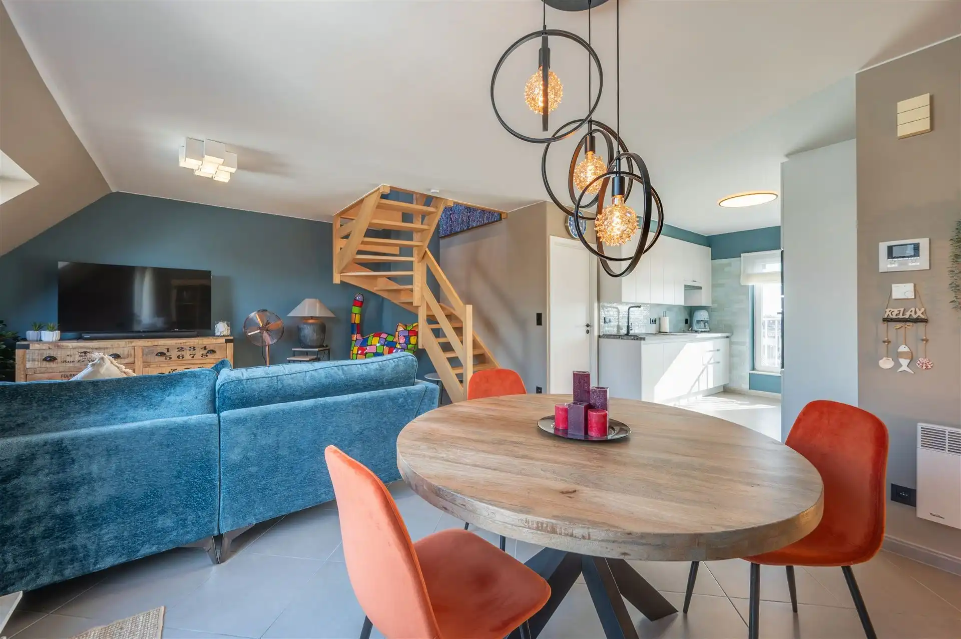 Ruime en stijlvolle duplex met terras en open zicht foto 7