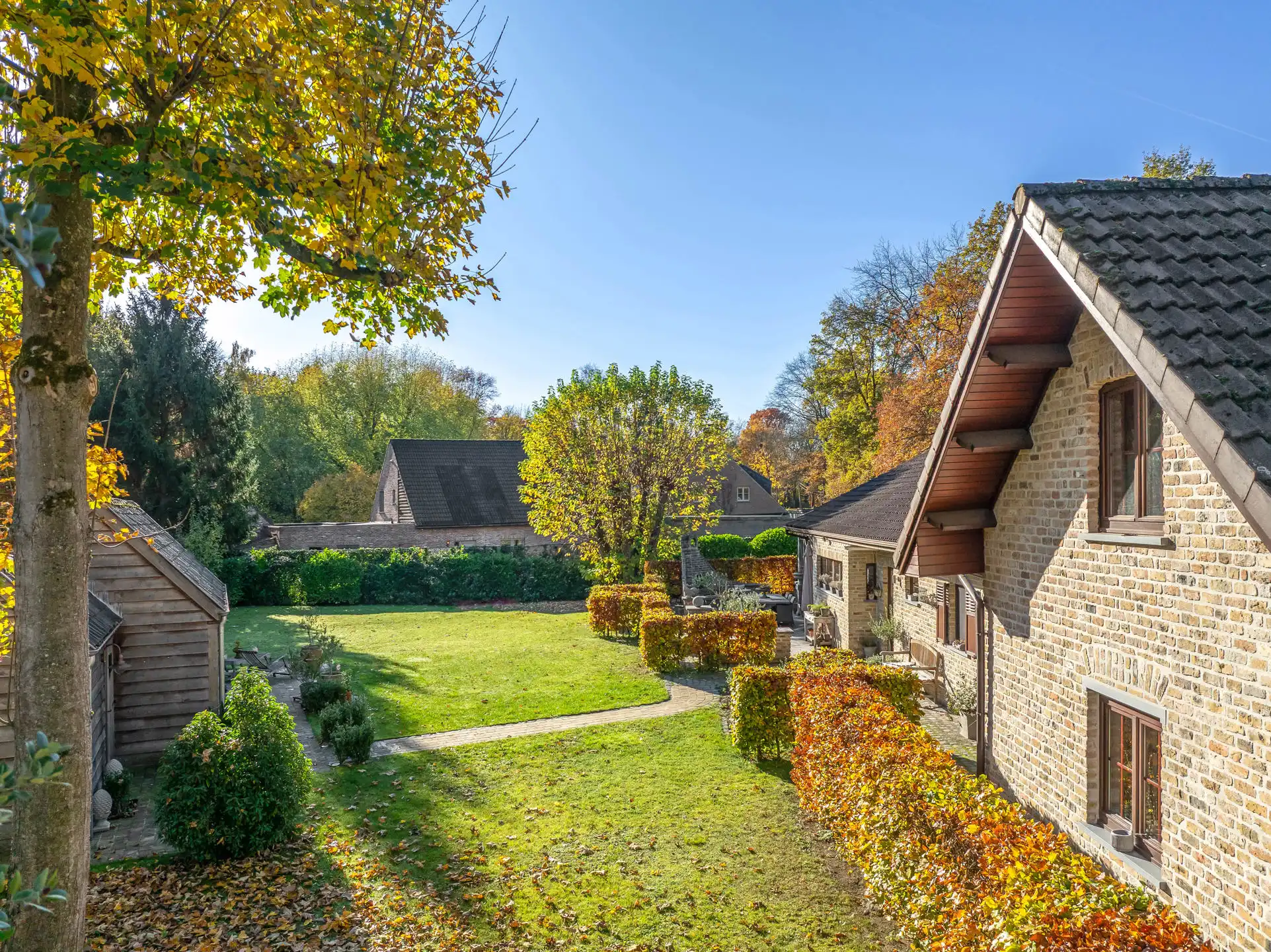 Landhuis met gelijkvloers wonen in groen Schilde foto 23
