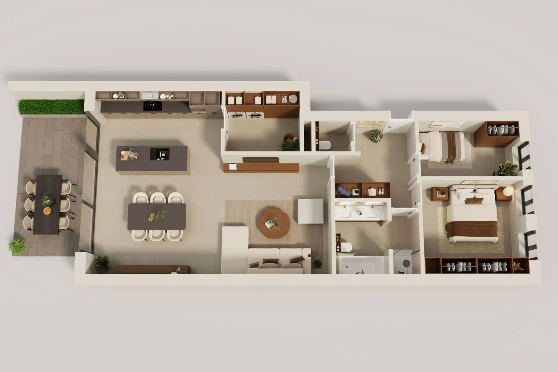 Ruim duplex nieuwbouwappartement foto 4