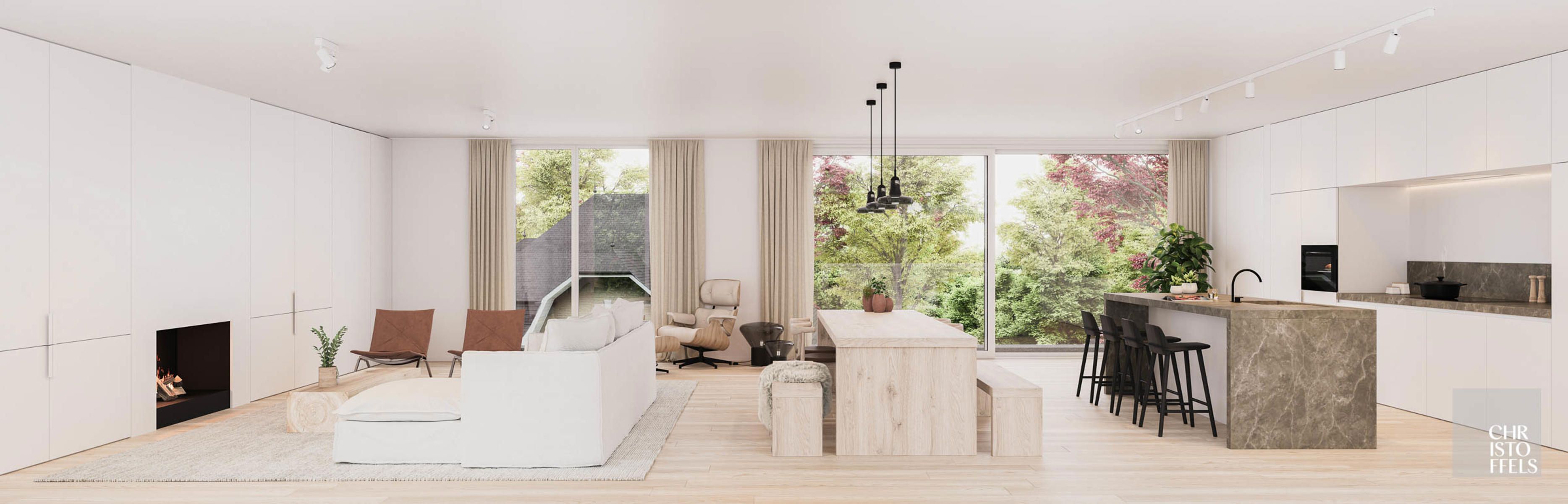 Exclusief wonen in Genk, villa-appartementen met een parktuin foto 11